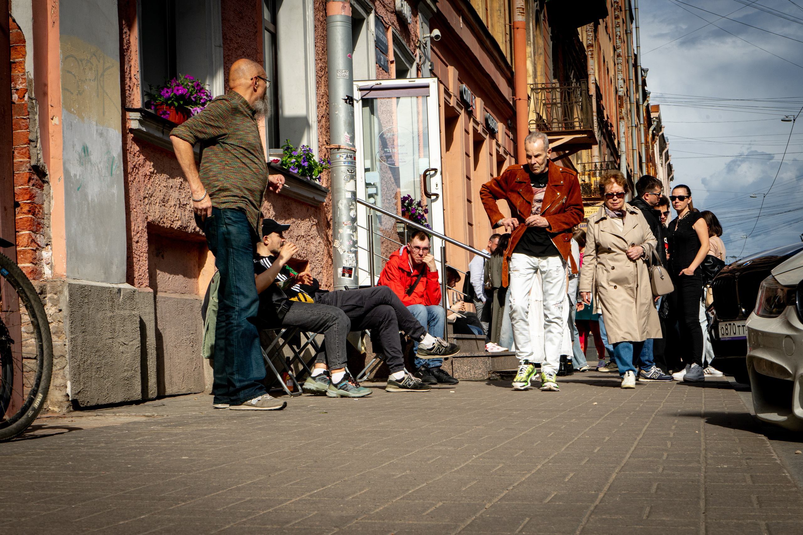 The Legendary Flower Punk — выступление в магазине пластинок. Фотограф Олег Колногоров