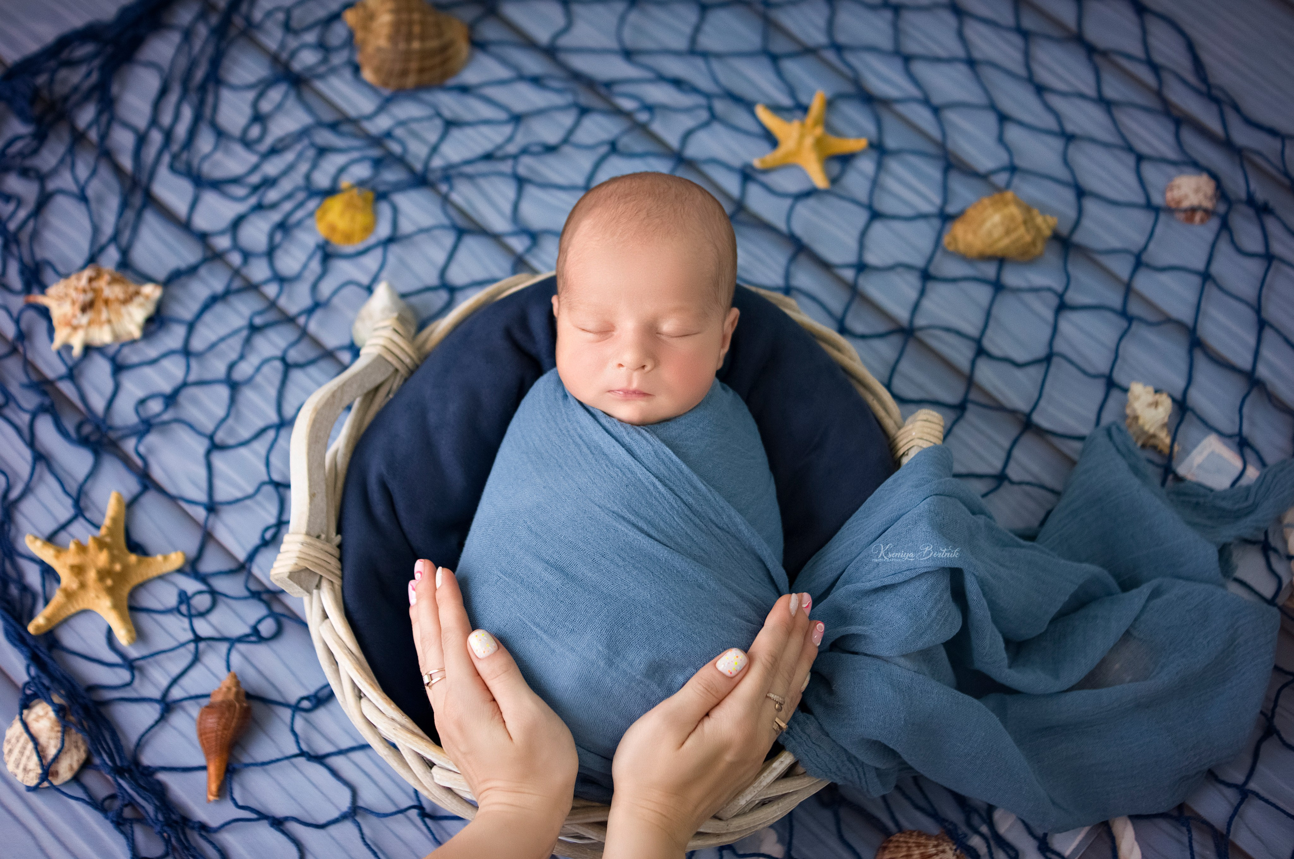 Съемка новорожденных. Профессиональный фотограф новорожденных Ксения Бортник