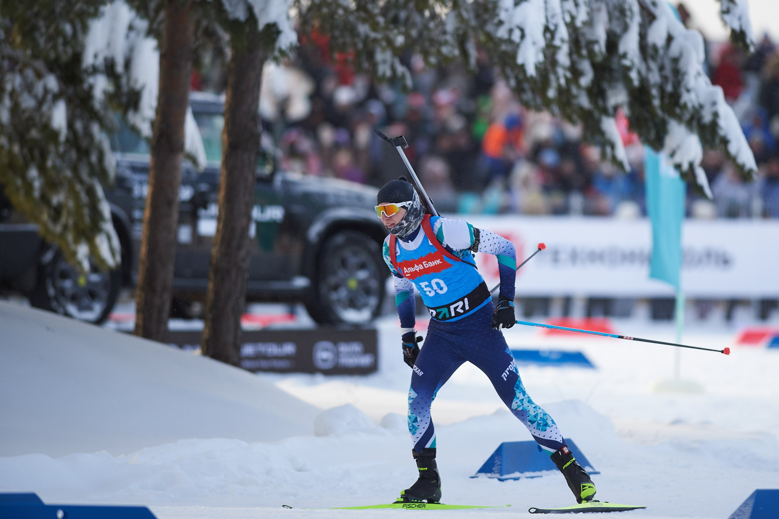 Биатлон. Чемпионат России — 2024/2025, 3-й этап, Ижевск. Спринт. Мужчины. Спортивный репортажный фотограф в Ижевске Сергей Мерзляков