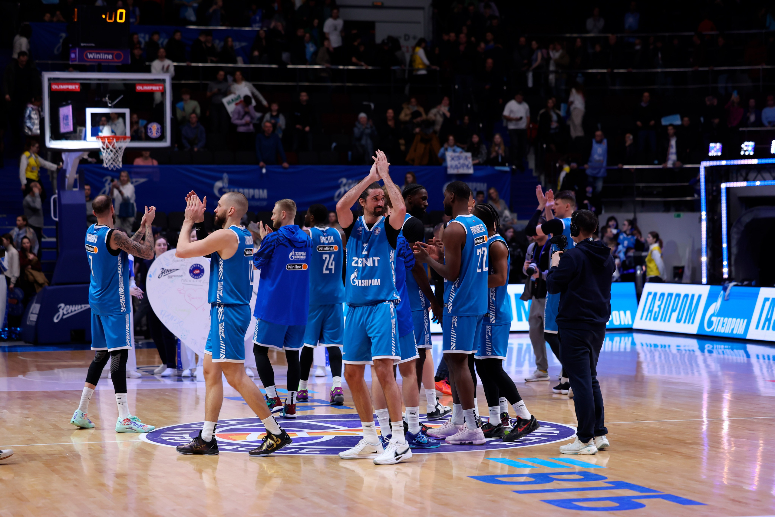 БК Зенит — БК Уникс 13.02.2025. Спортивный и репортажный фотограф Антон Тереханов