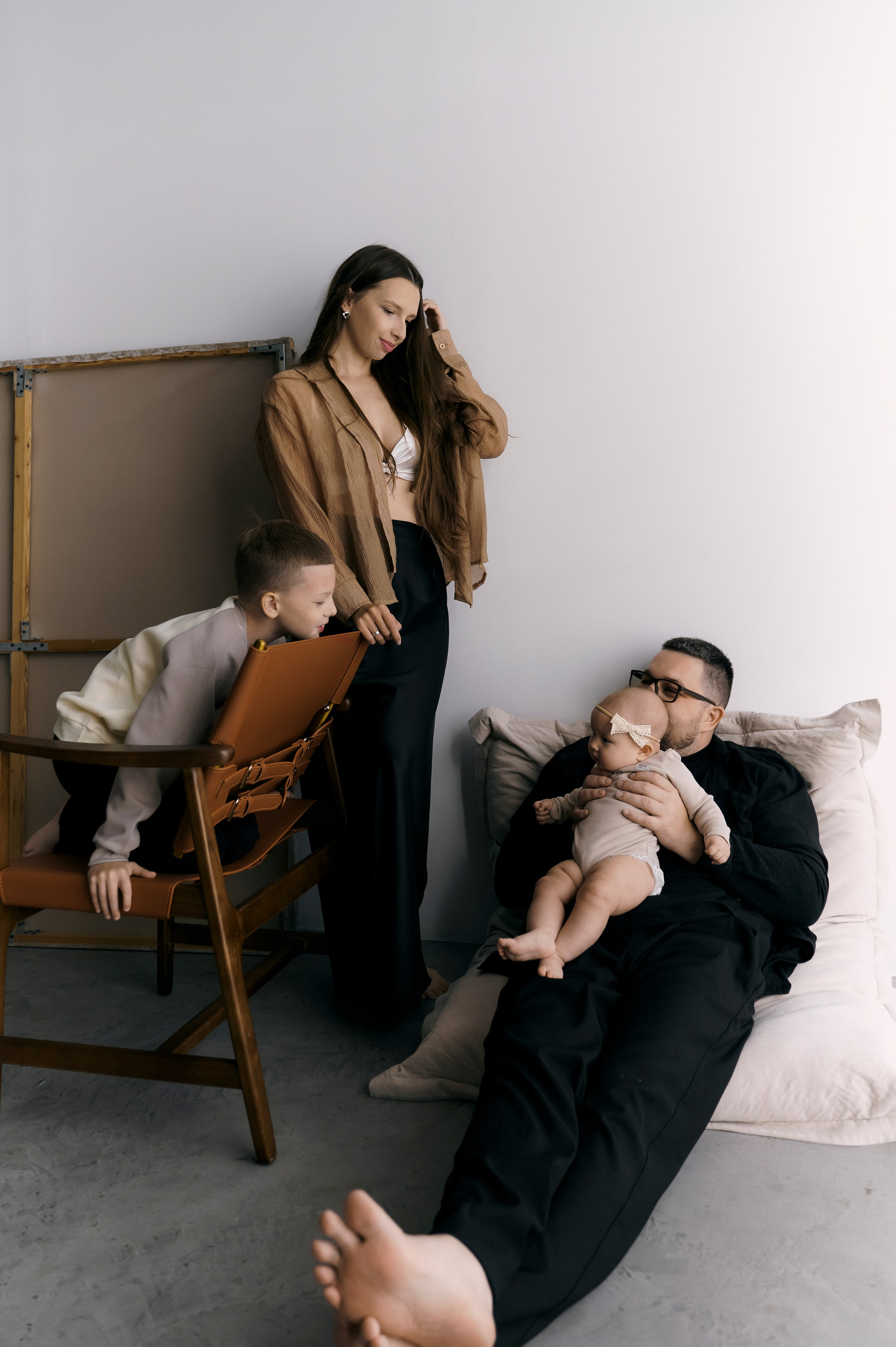 Лиза и ее семья. Фотограф Регина С