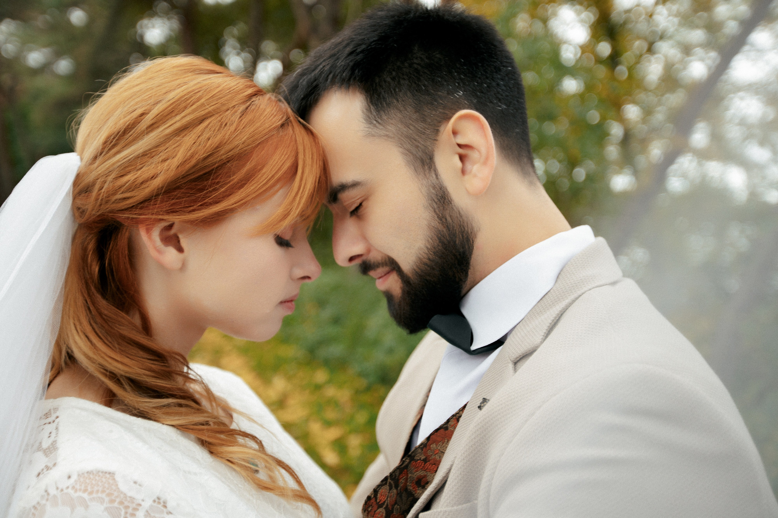 Ślubna sesja zdjęciowa w plenerze. Свадебный фотограф Варшава Лодзь Польша Елена Юцова