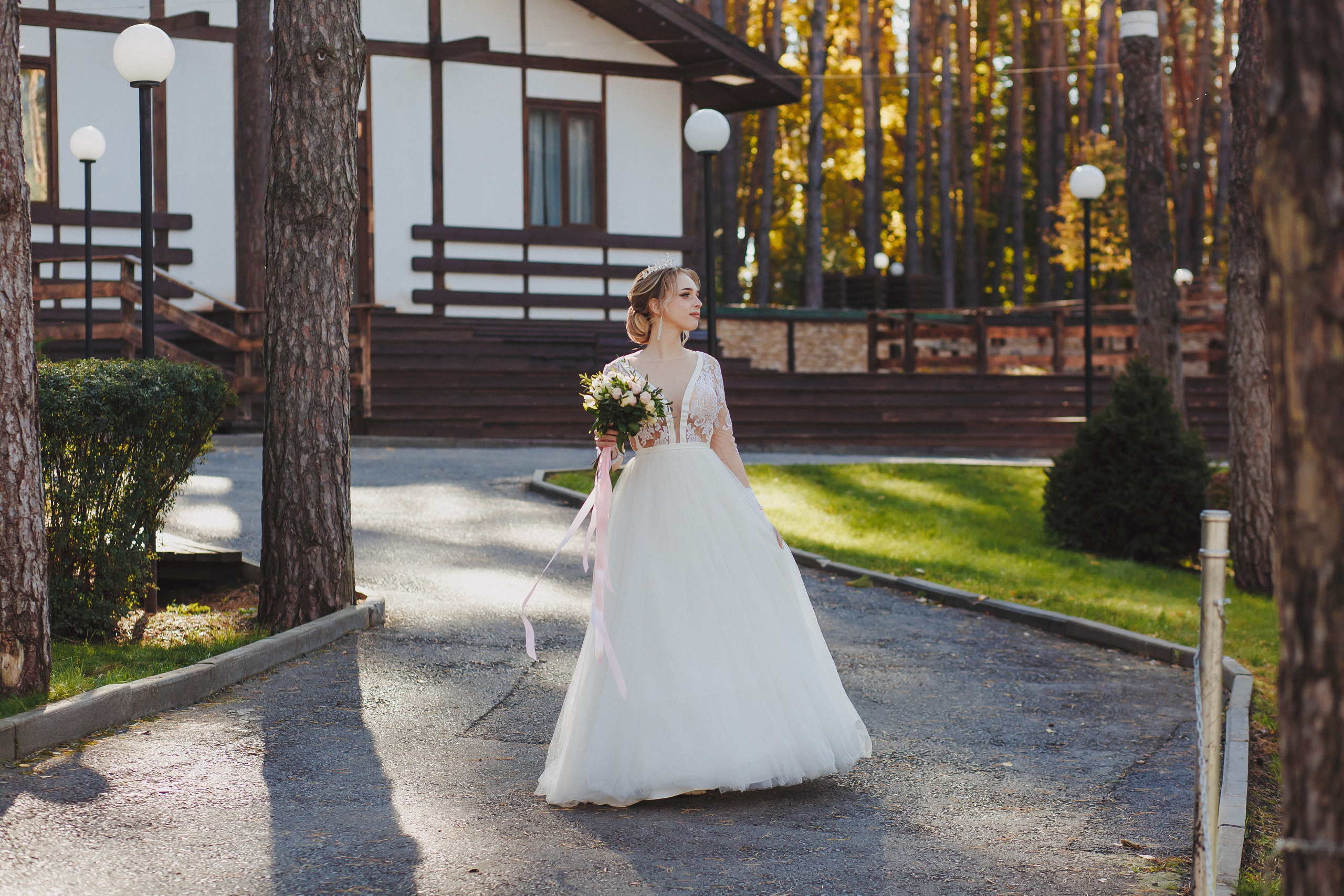Свадебные фотографии Дмитрия и Ксении на базе отдыха Донской лес. Свадебный и портретный фотограф в Липецке Станислав Истомин