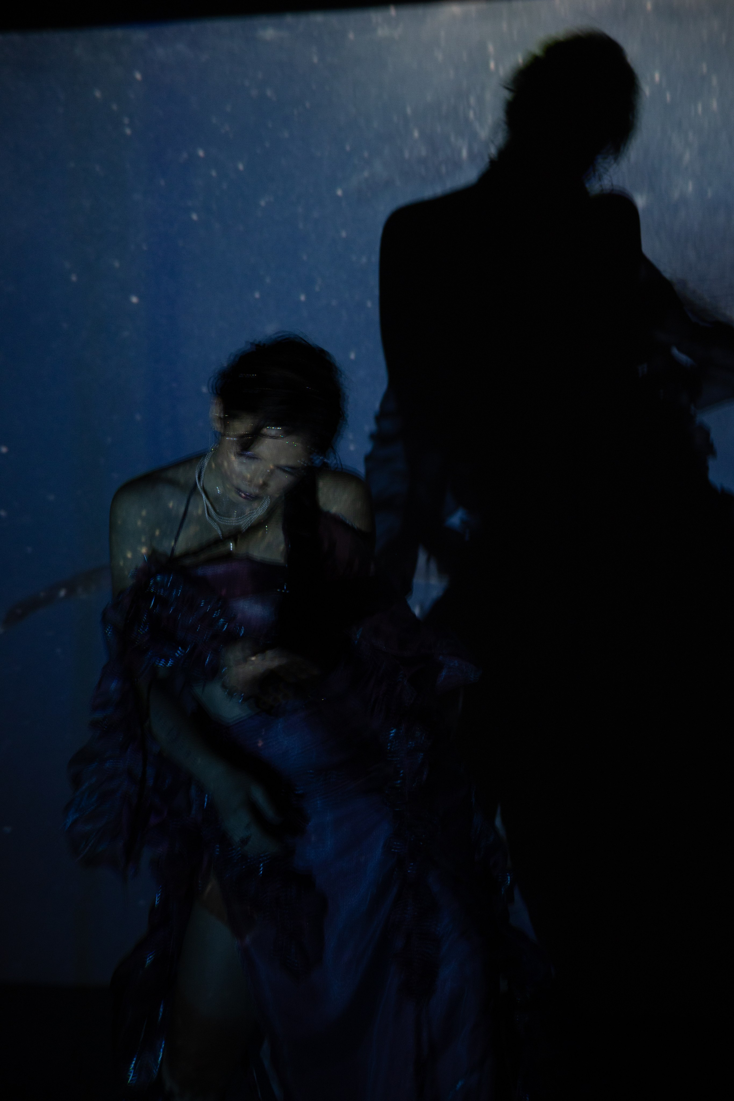 Backstage of the music video. Magic photos