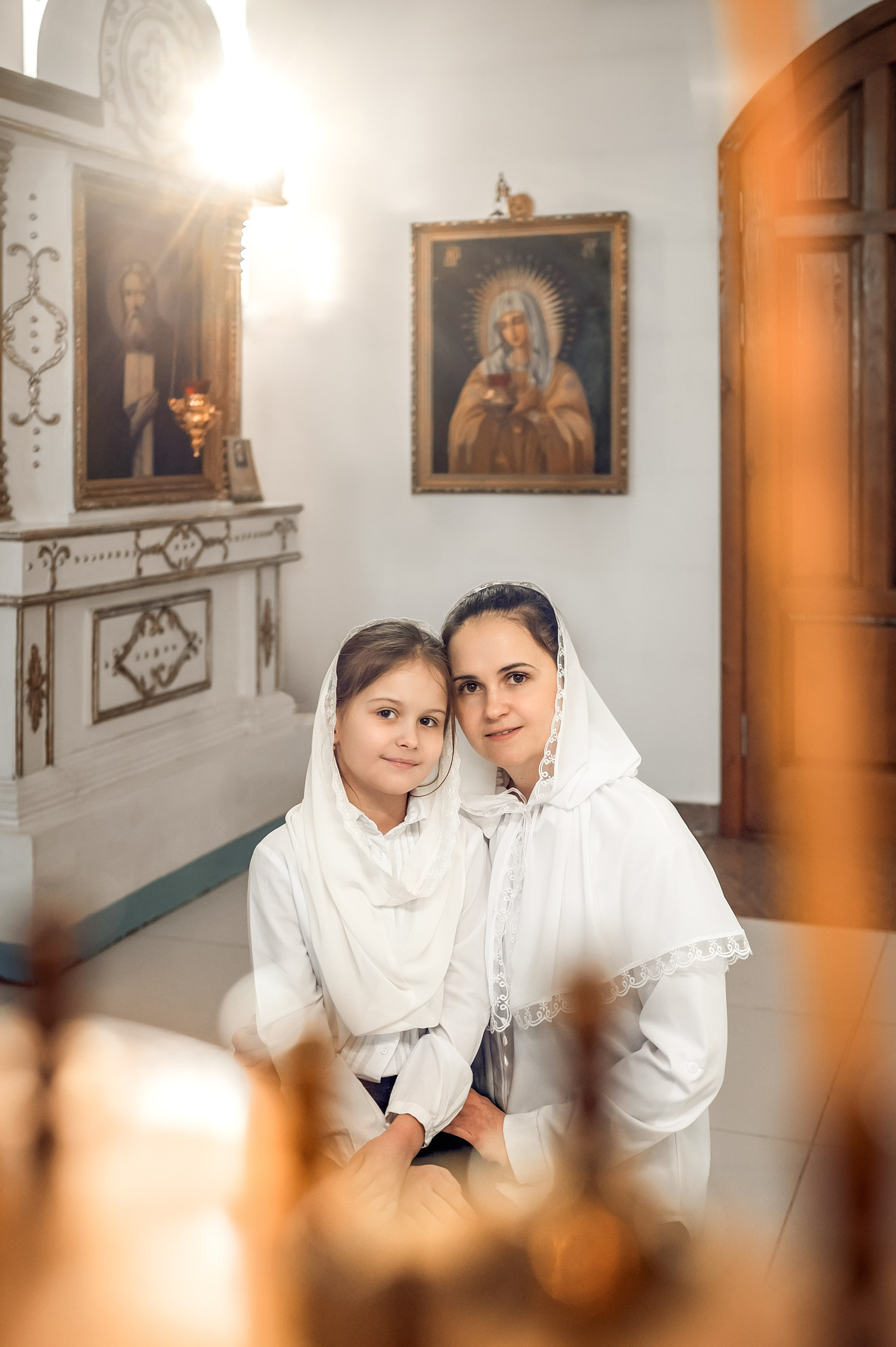 Крещение в храме Благовещения Пресвятой Богородицы. Церковный фотограф на Таинство Крещения и Венчания в Оренбурге и Оренбургской области Екатерина Белкина