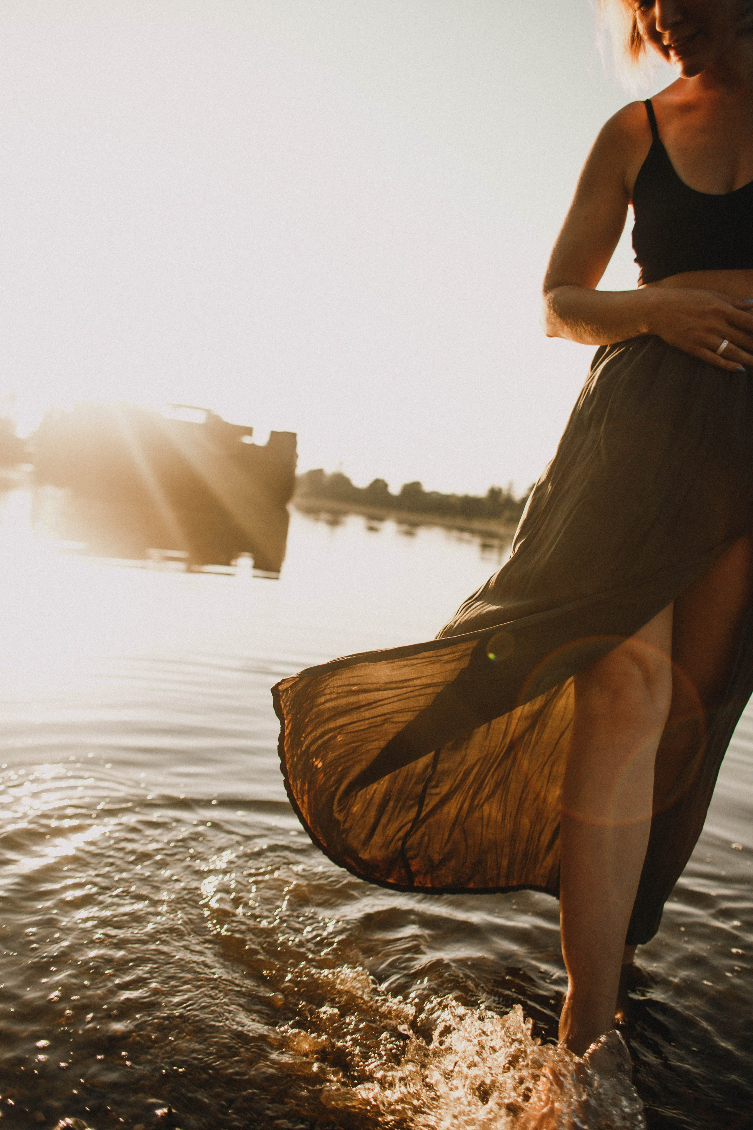 Ирина. Закат на реке. Фотограф в Нижнем Новгороде