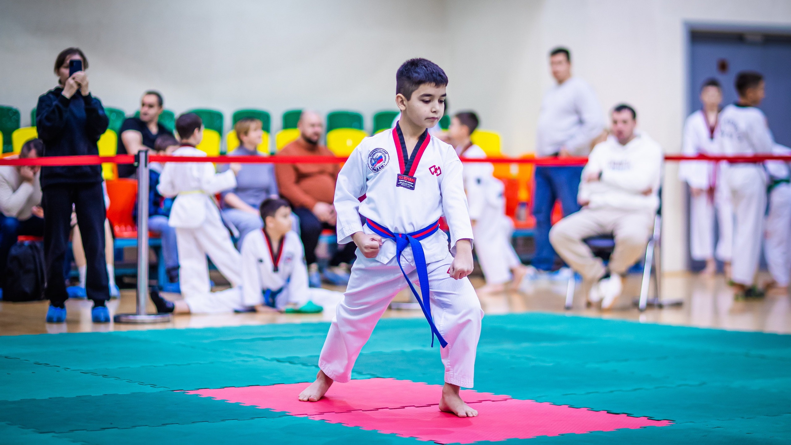 Турнир Федерации детского тхэквондо России по дисциплине ПХУМСЭ. Спортивный фотограф Максим Серегин