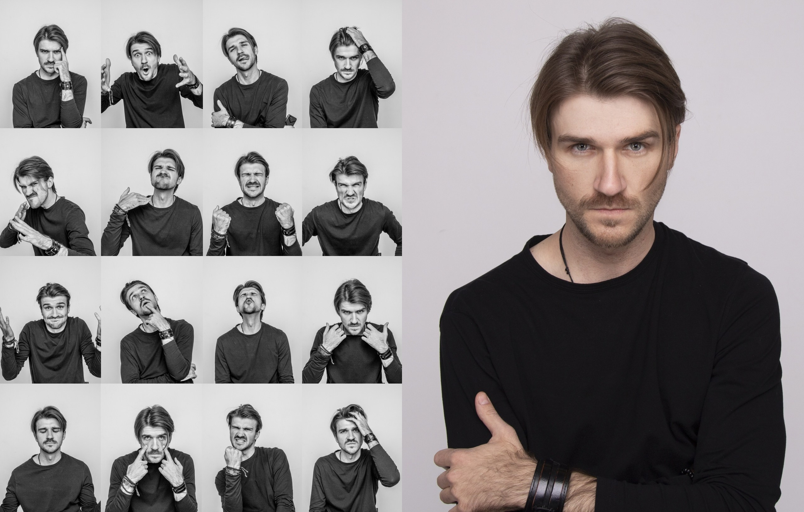 Актерское портфолио. Саша Лампочкин. Портретный фотограф в Москве