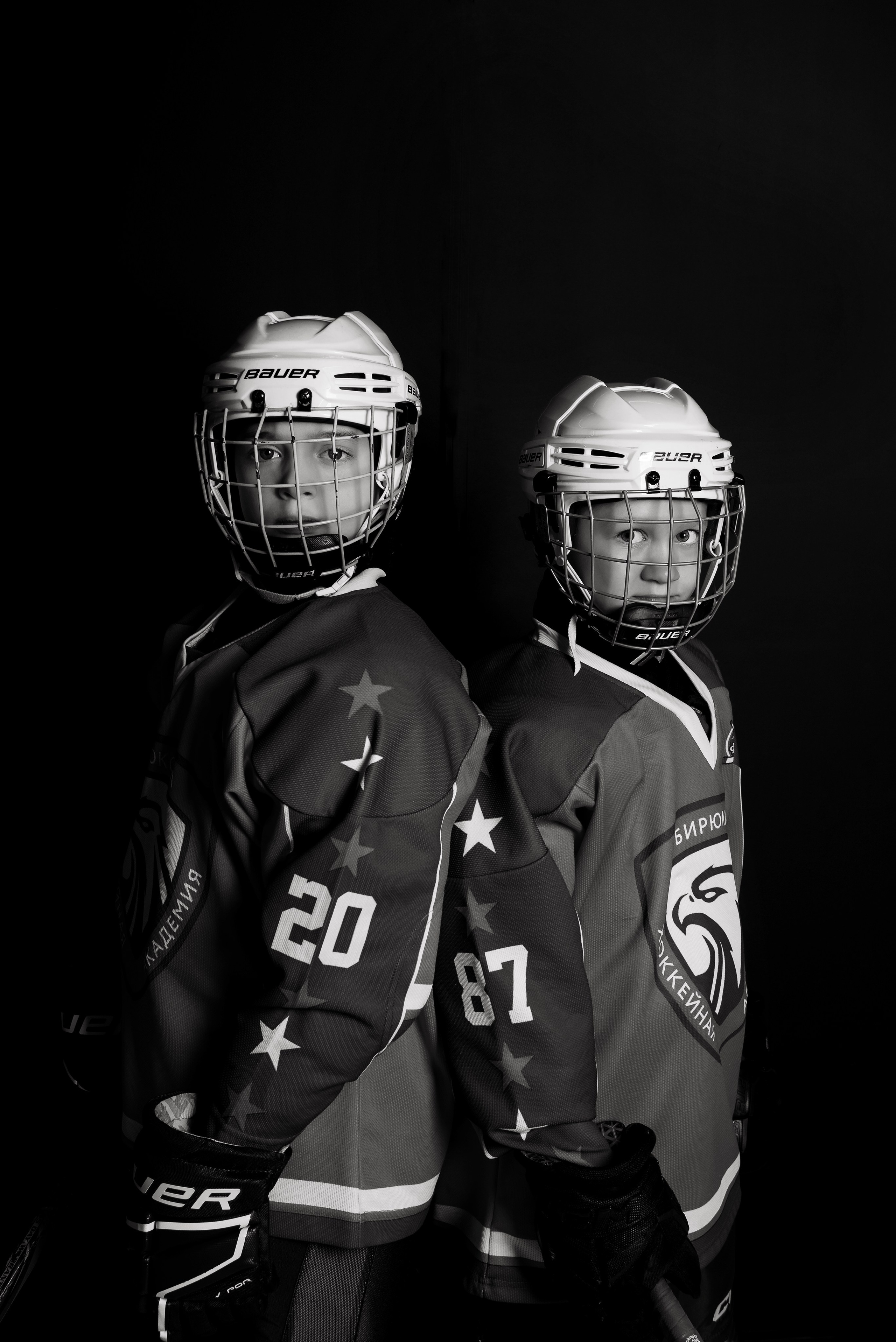 Хоккей — Гимнастика групповая съемка. Детский фотограф в Долгопрудном и Москве