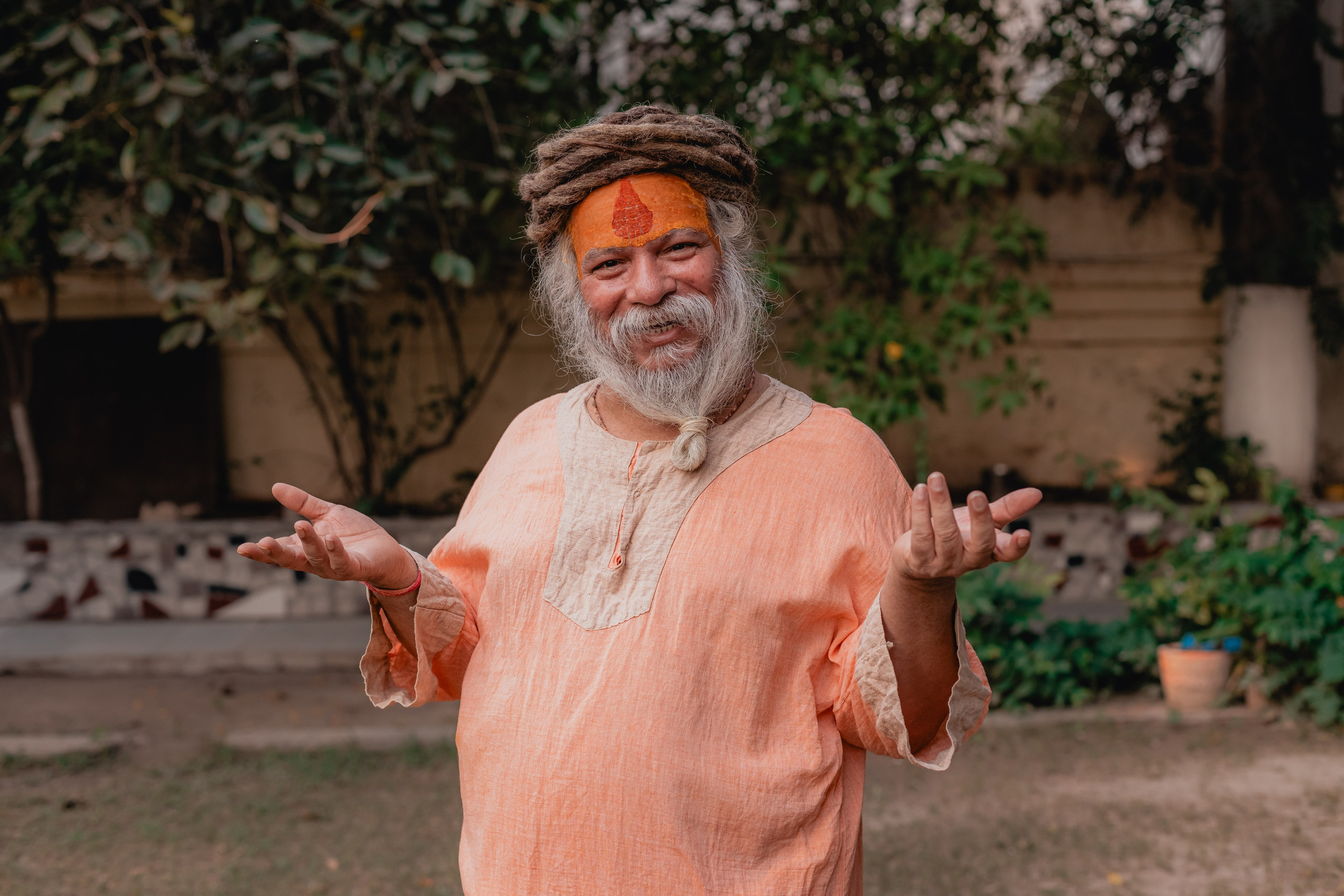 Devraha Baba Ji Ashram in Vrindavan. Мариам Багдасарян