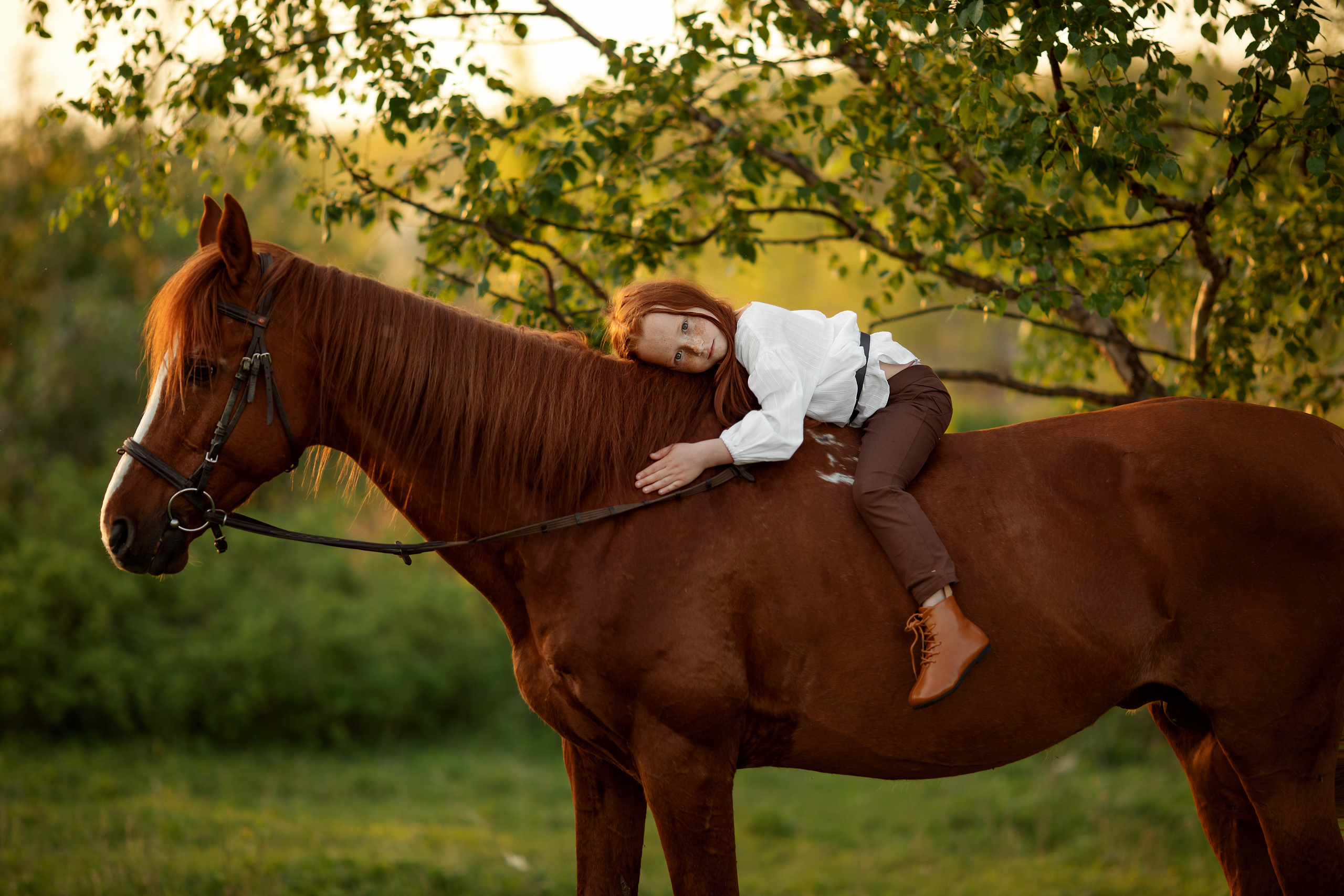 Фотосъемка с лошадью. Семейный и детский фотограф в Хабаровске Савишина Светлана