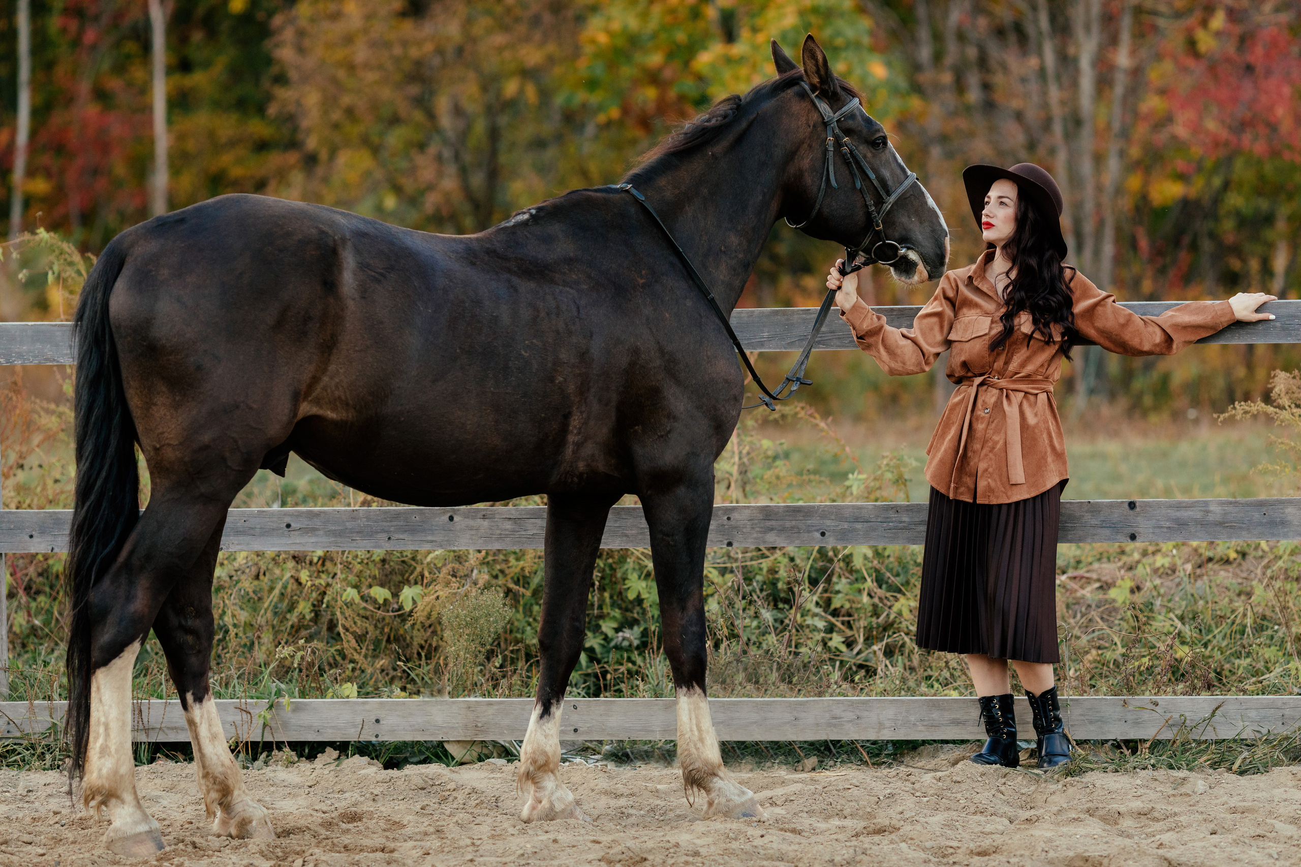 Фотосъемка с лошадью. Семейный и детский фотограф в Хабаровске Савишина Светлана