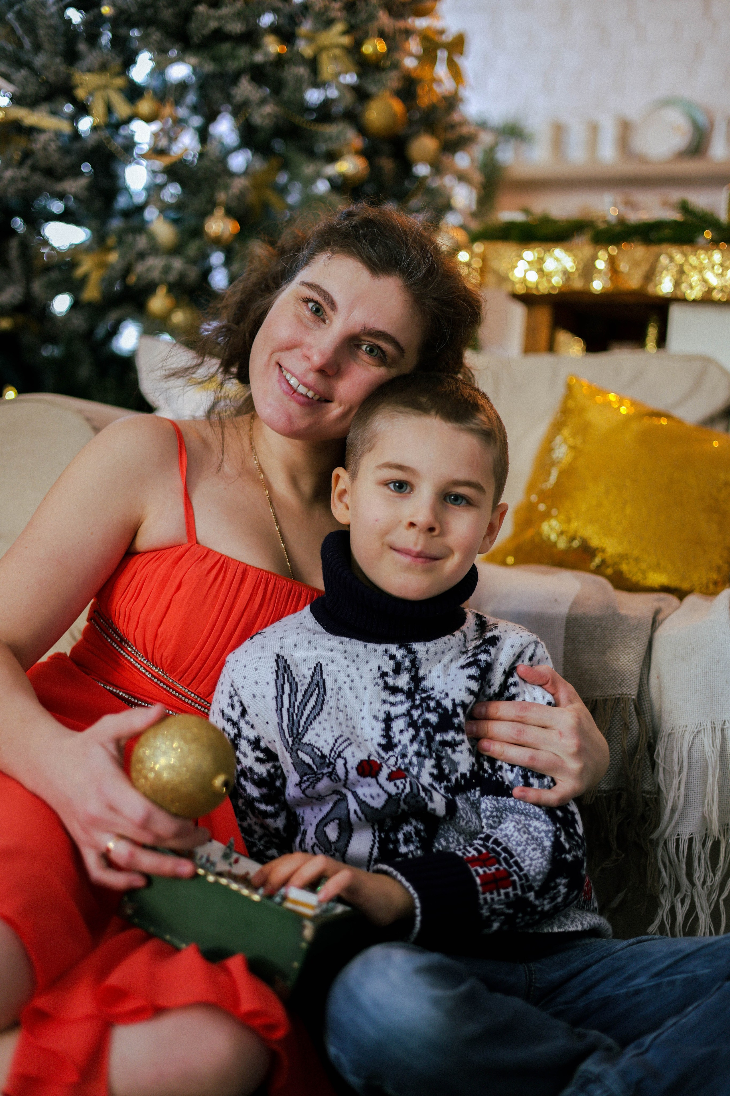 Новогодняя история «Нелля и ее семья». Фотограф в Москве Анастасия Калинина