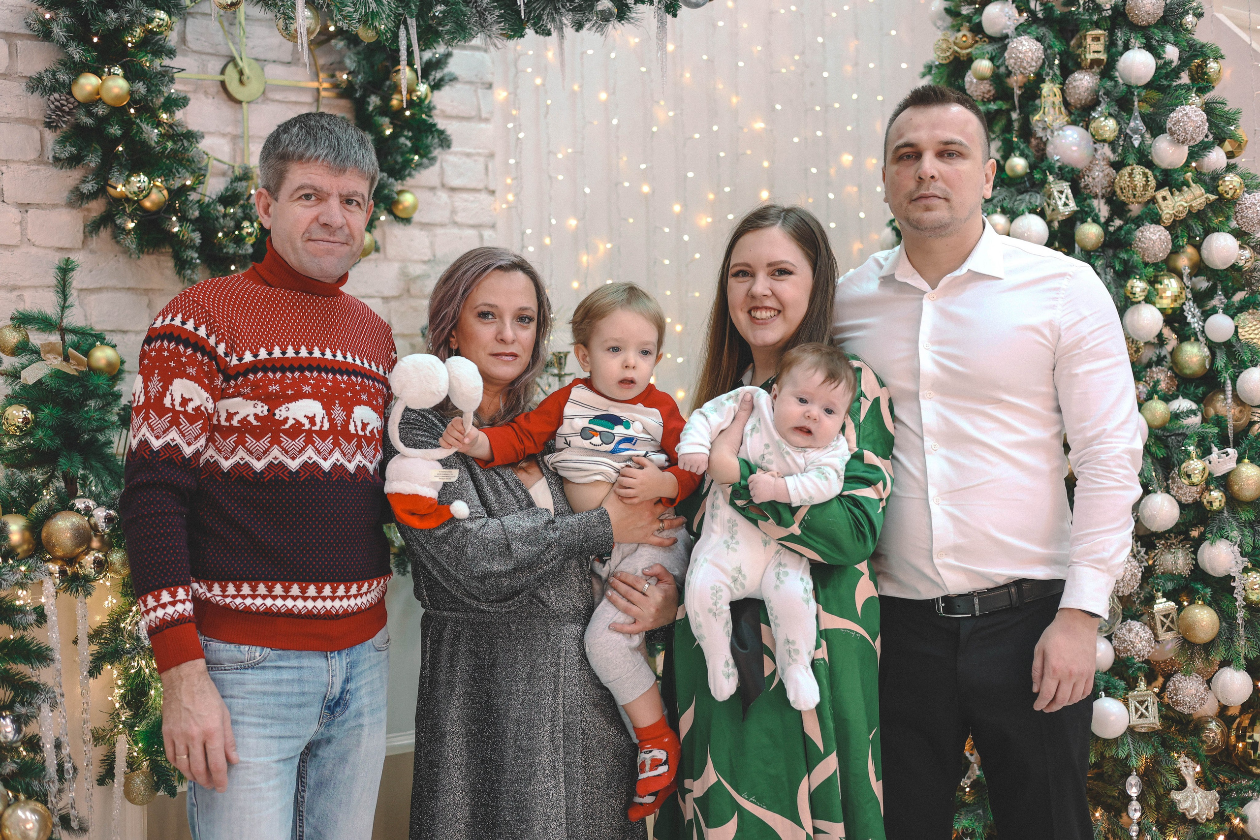 Новогодняя история «Яна и ее семья». Фотограф в Москве Анастасия Калинина