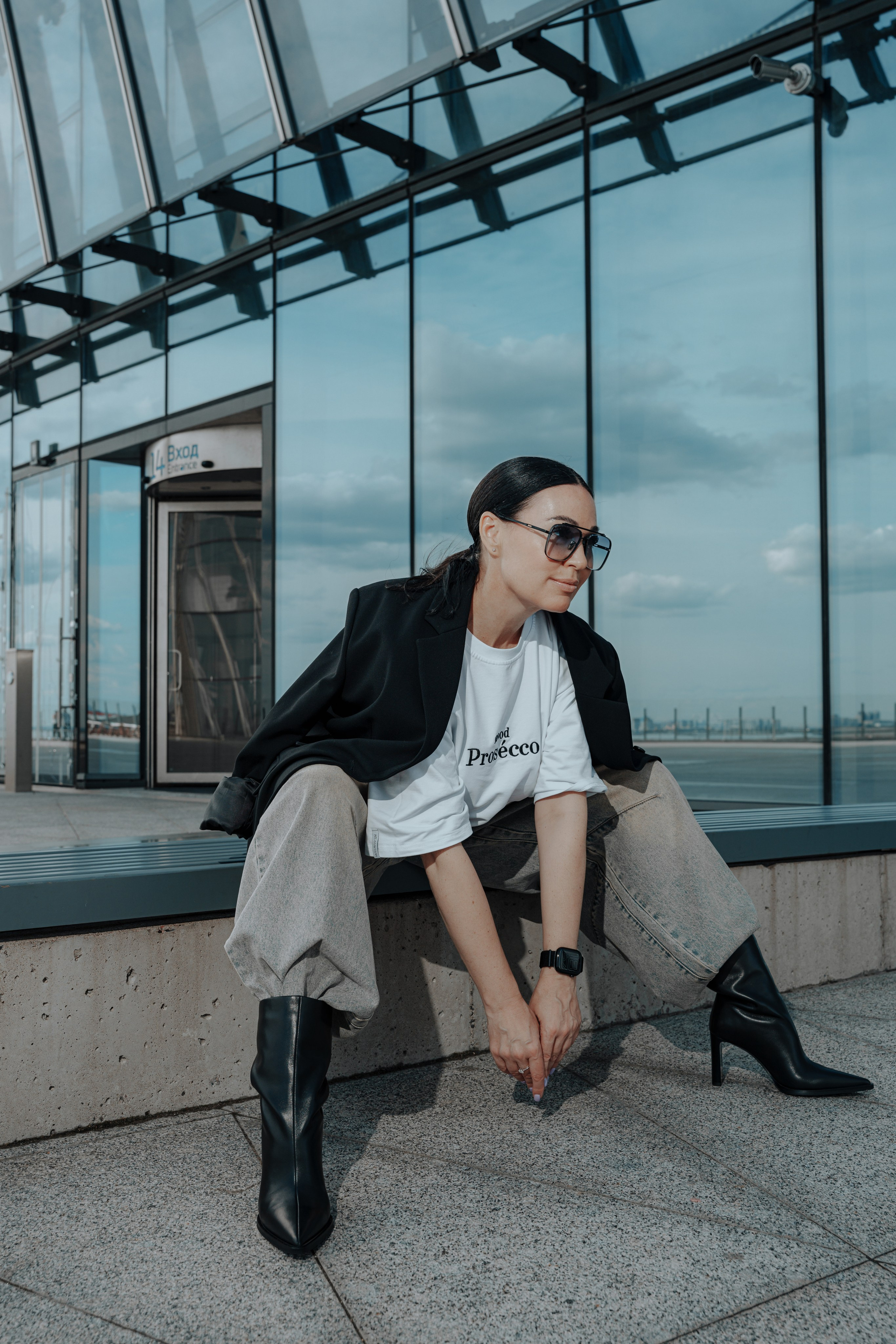 Елена. Лахта центр. Портретный фотограф в Санкт-Петербурге Дмитриева Наталия