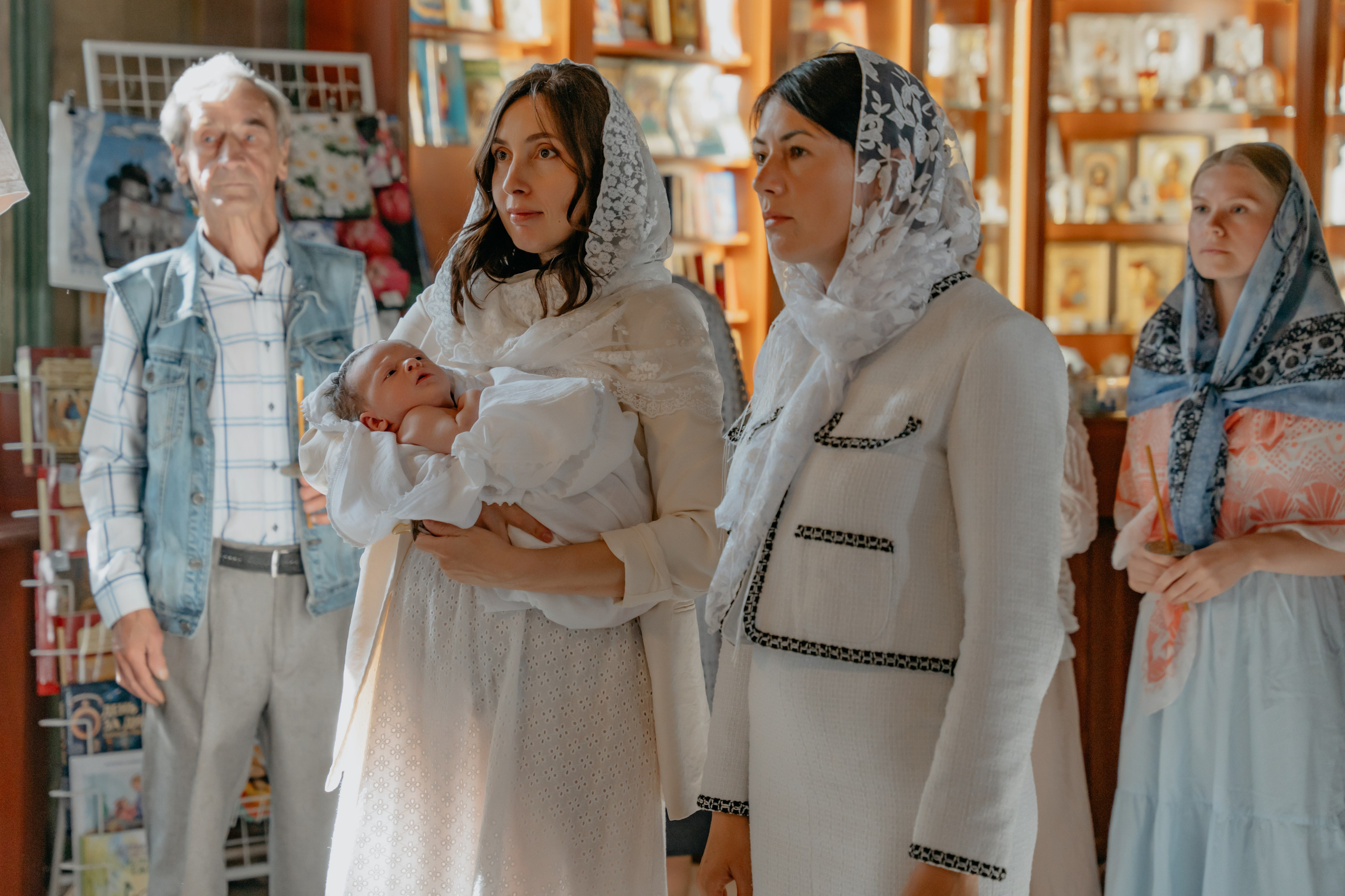 Таинство крещения Артема в соборе Ионна Предтечи