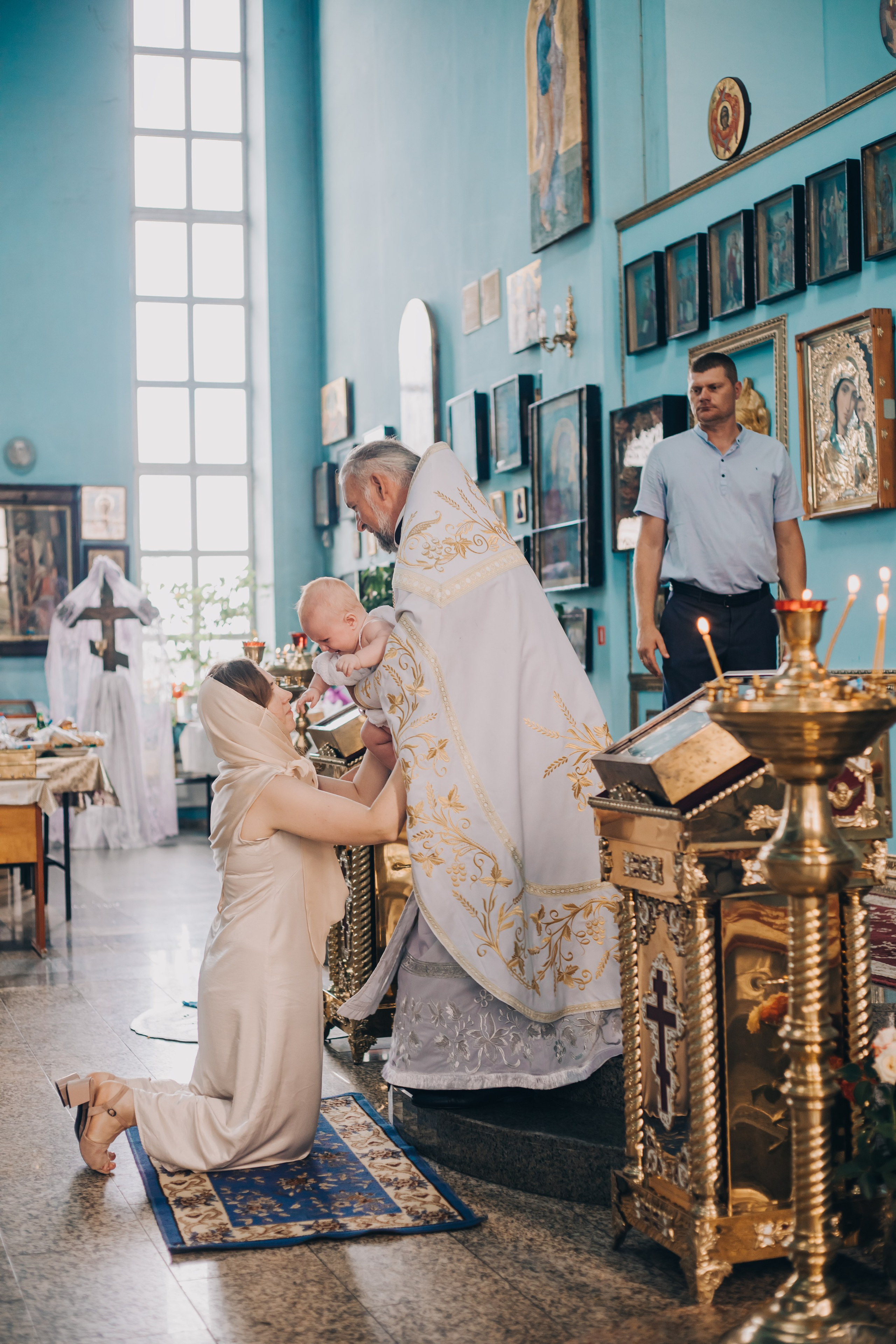 Фотосессия на крещение в Белой Глине. Свадебный и семейный фотограф в Краснодарском крае Мария Данилкина