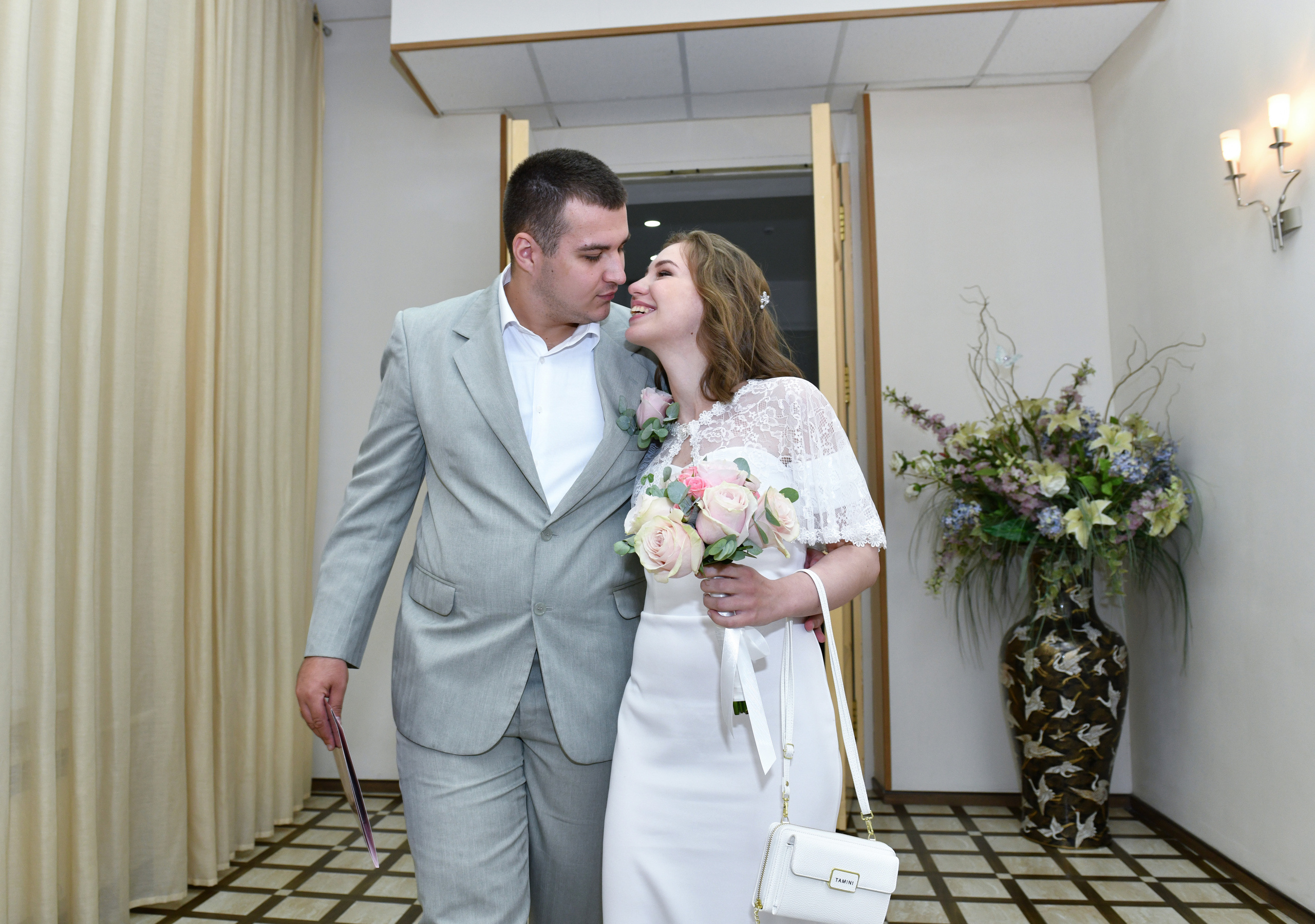 Мария и Артём. Таганский ЗАГС. Свадебный и портретный фотограф в Москве Галина Борисова