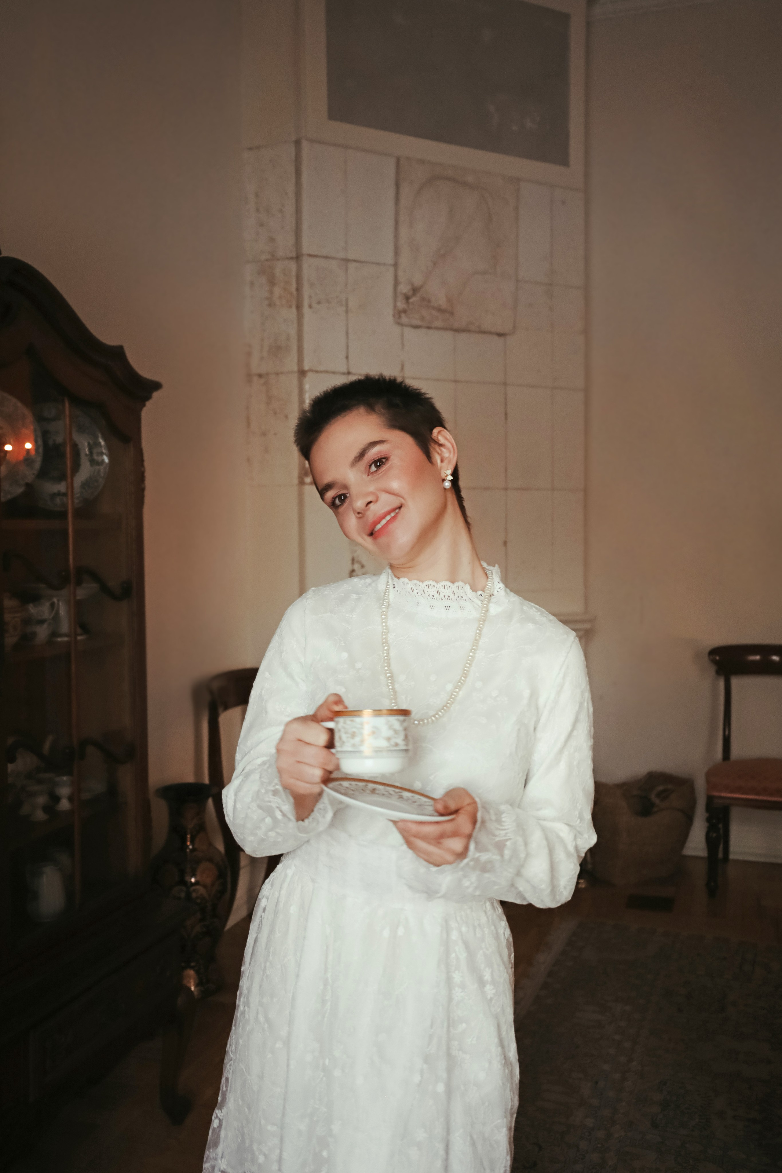 Актриса в особняке. Фотограф Химки Анна Татарских