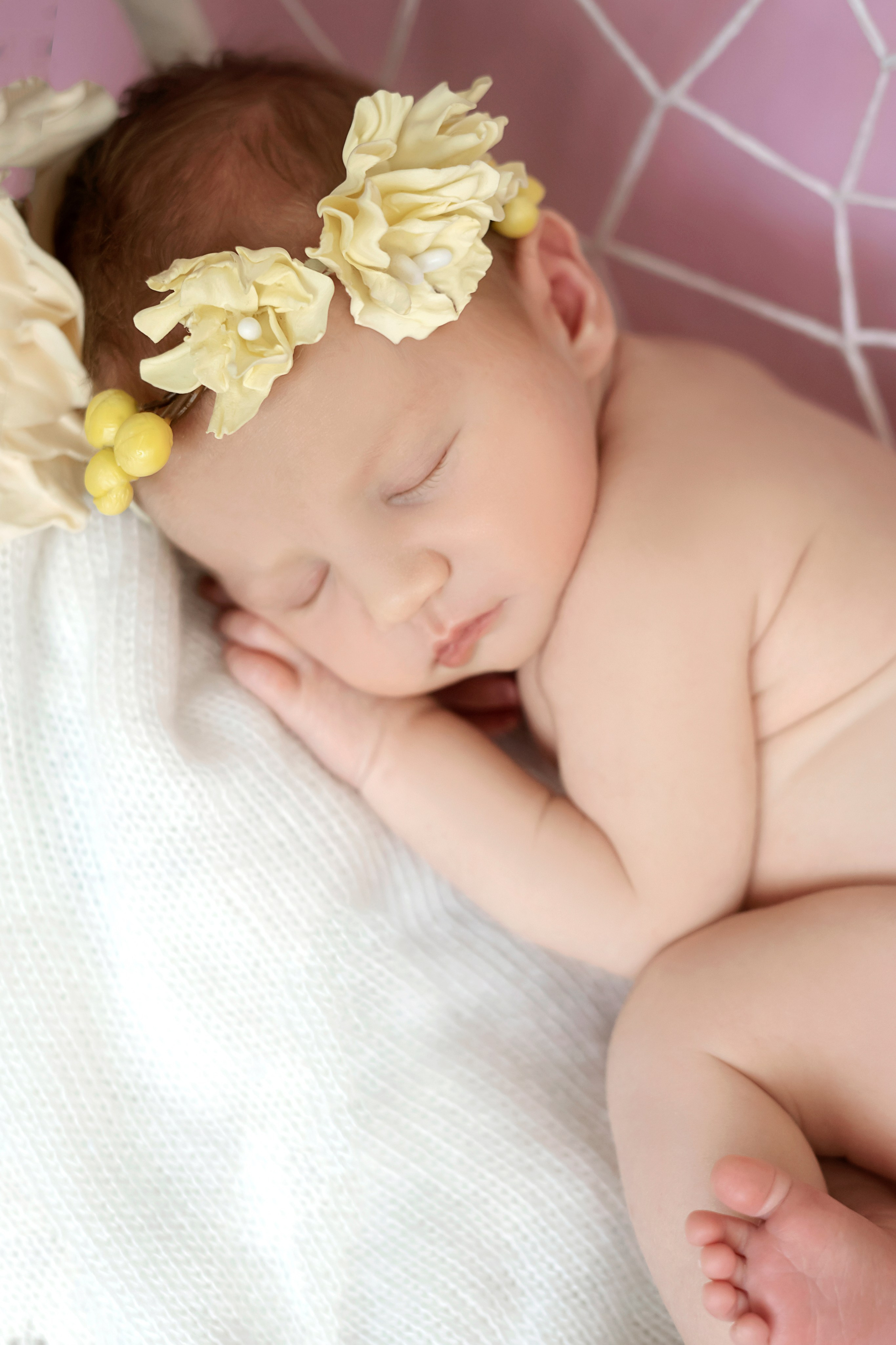 Агата. Съемка новорожденных дома. Мила Посвит Фотограф новорожденных в Тобольске