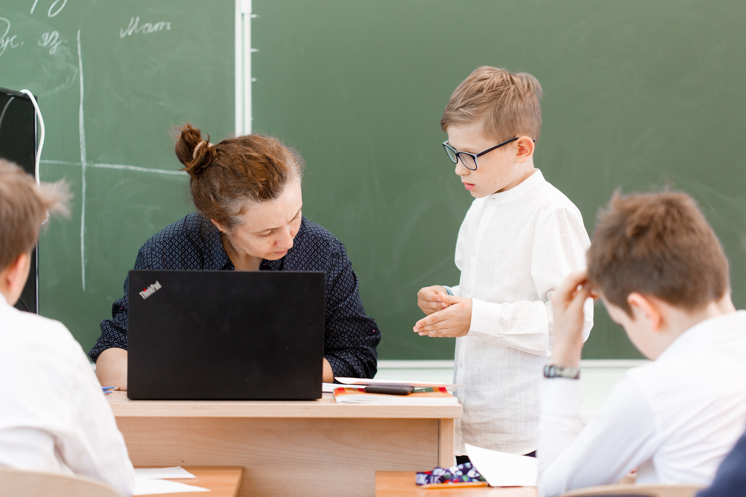 Школьная фотосъемка 3-го класса. Репортажный фотограф Борис Геер