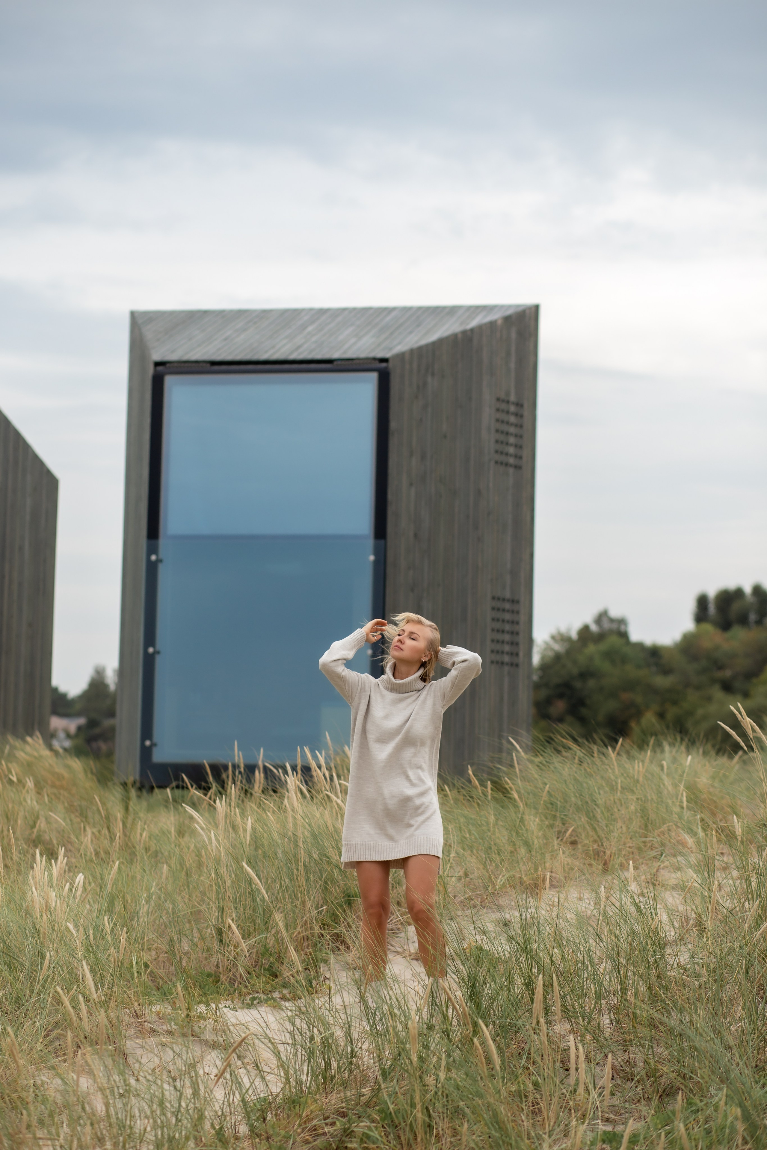 Вера в Янтарном. Перед дождем. Фотограф в Калининграде Решетникова Алина