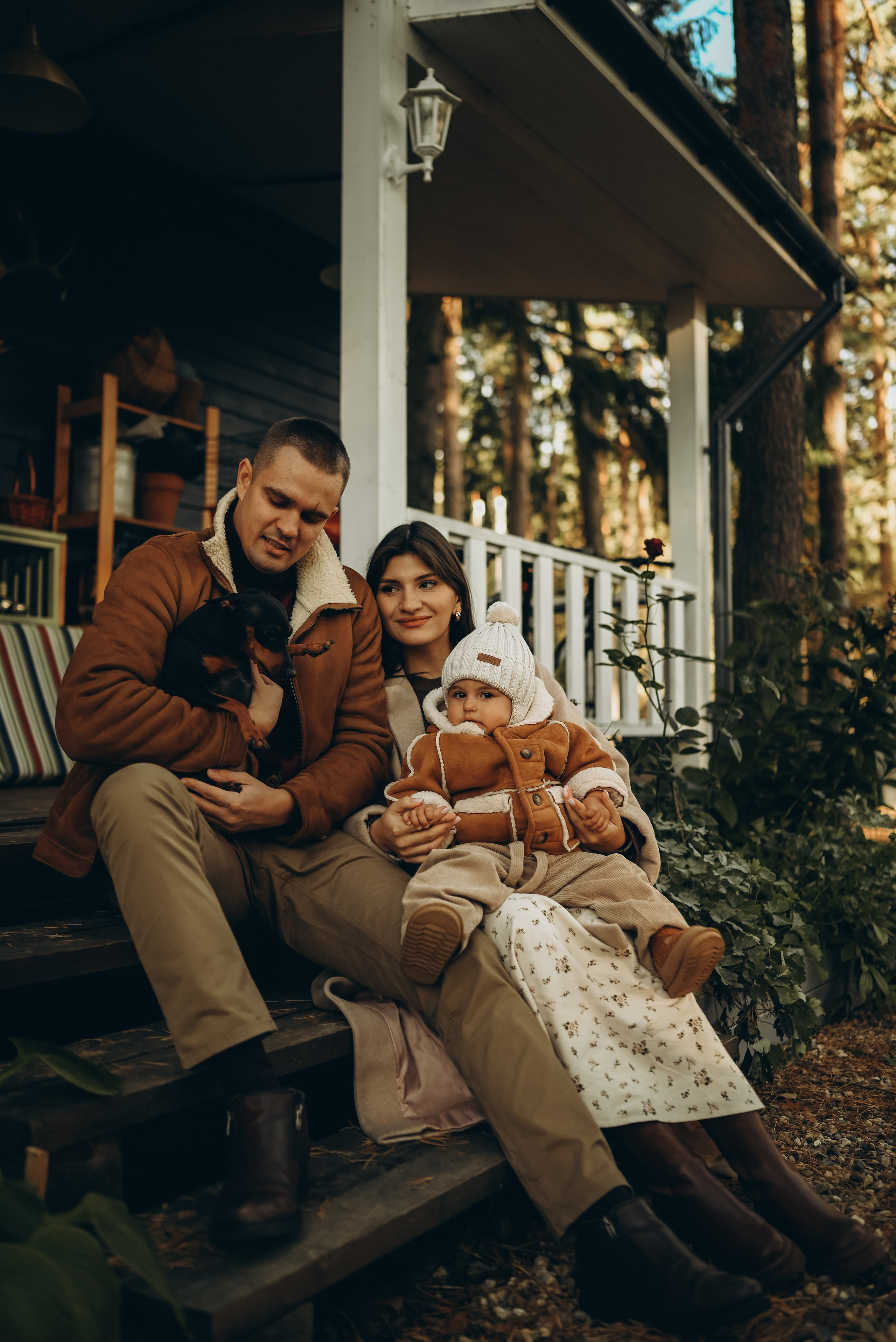 Дача осенью. Семейный фотограф в Москве Люберцах Ирина Вронская