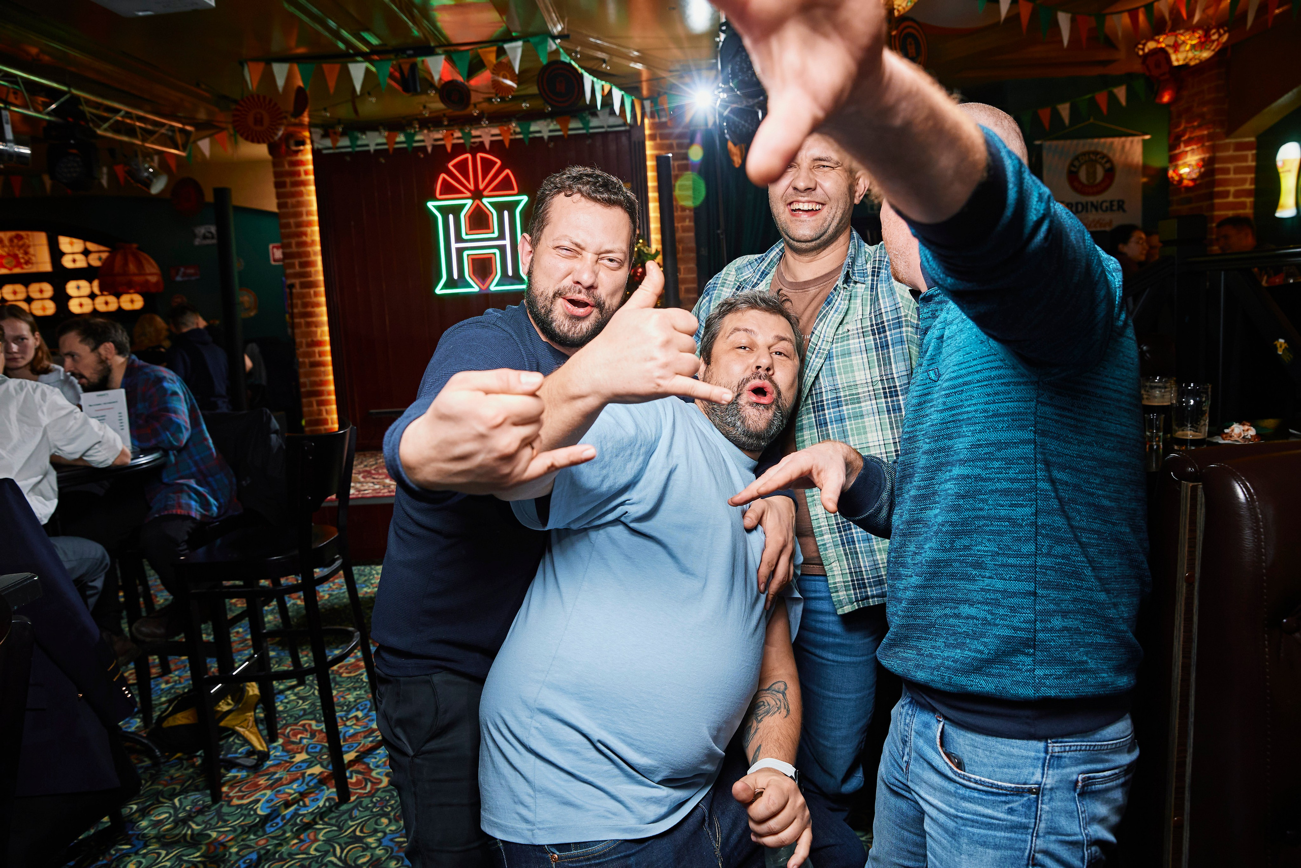 Новогодние выходные в Harat’s pub. Фотограф Александра Иванова