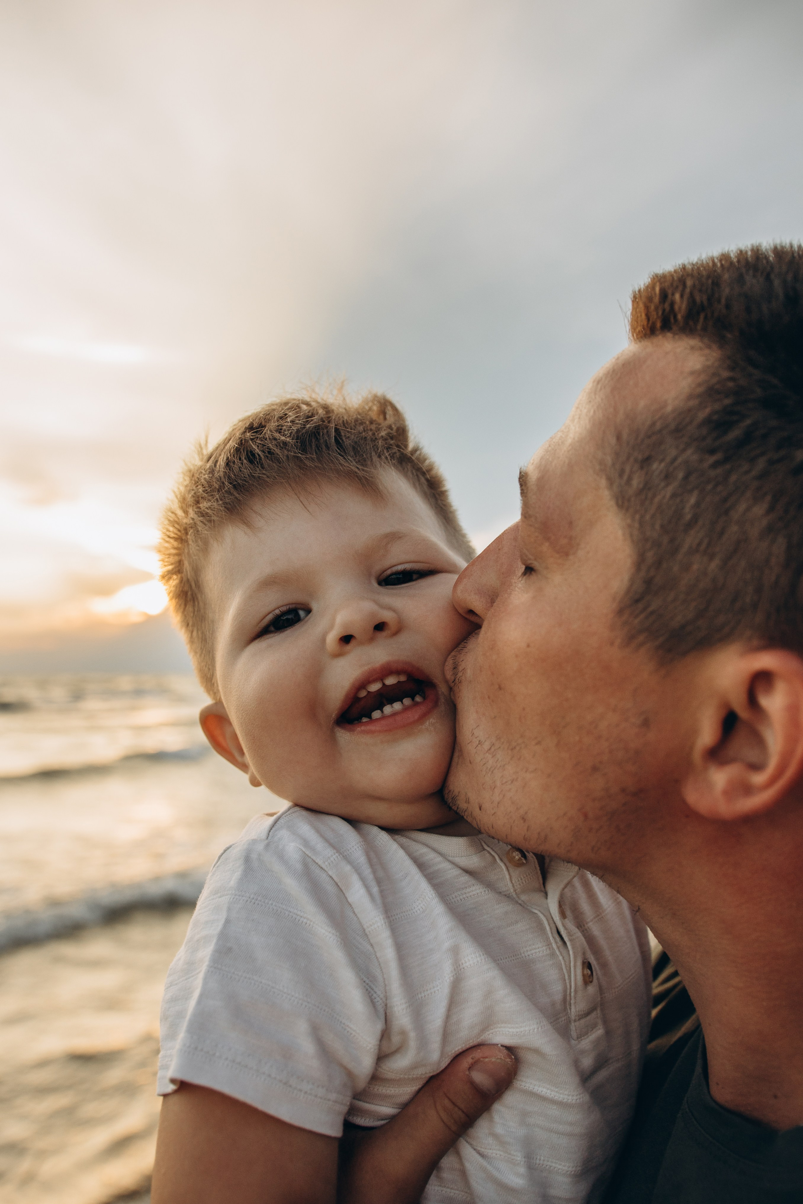Михаил, Алена и Кирюша — встреча заката с любимыми. Семейный фотограф Новороссийск, Анапа, Геленджик — Юлия Давыдова