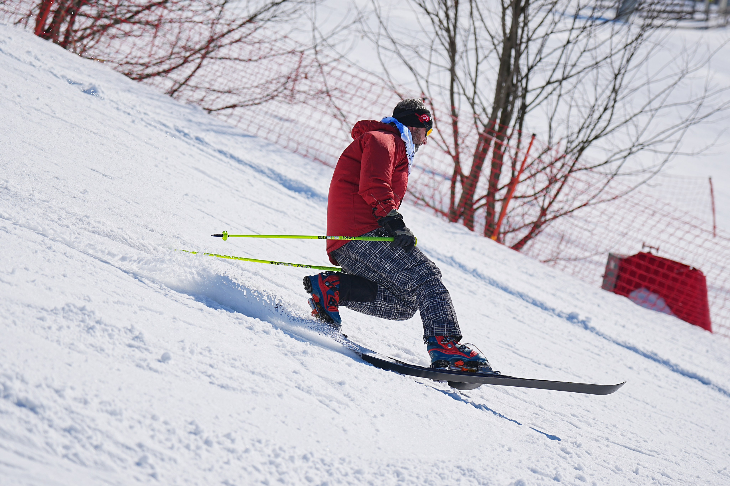Шуколово. Открытое Первенство МФТИ по горным лыжам. GS, Telemark, 2024. Фотограф Студитский Евгений