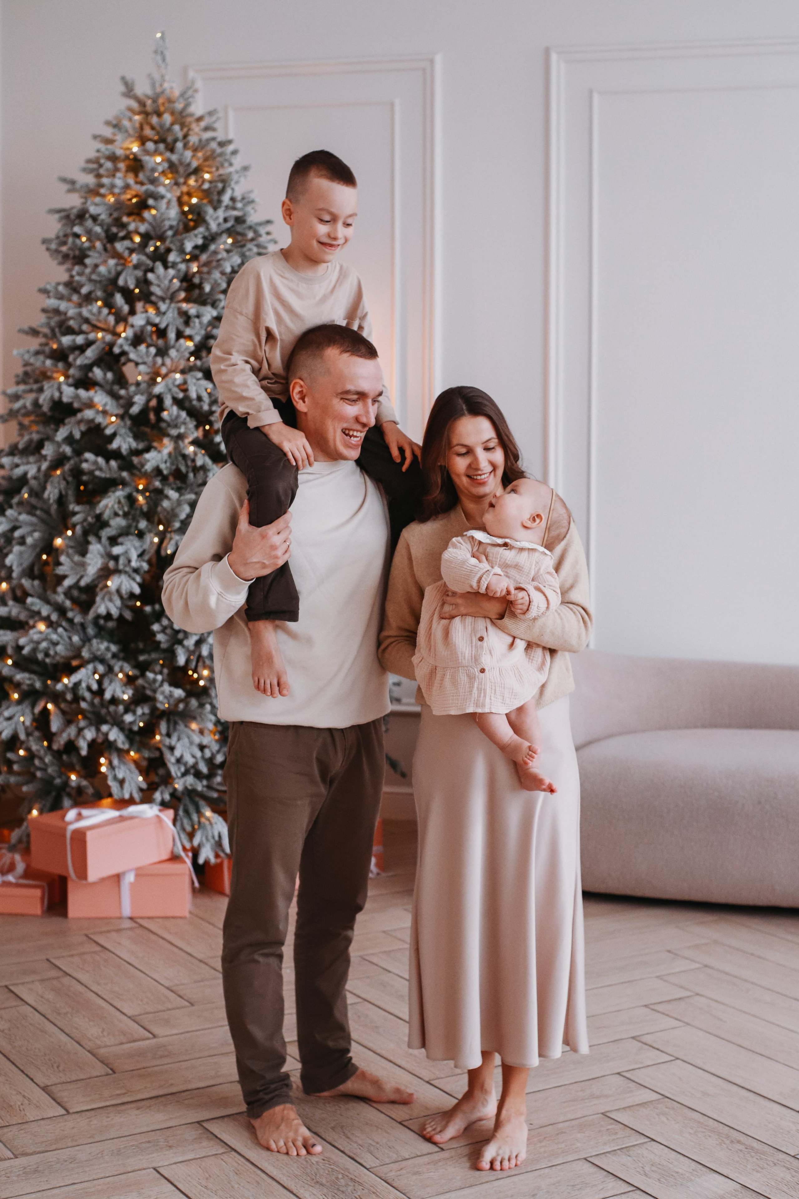 Даша, новогодняя. Семейный фотограф Москва