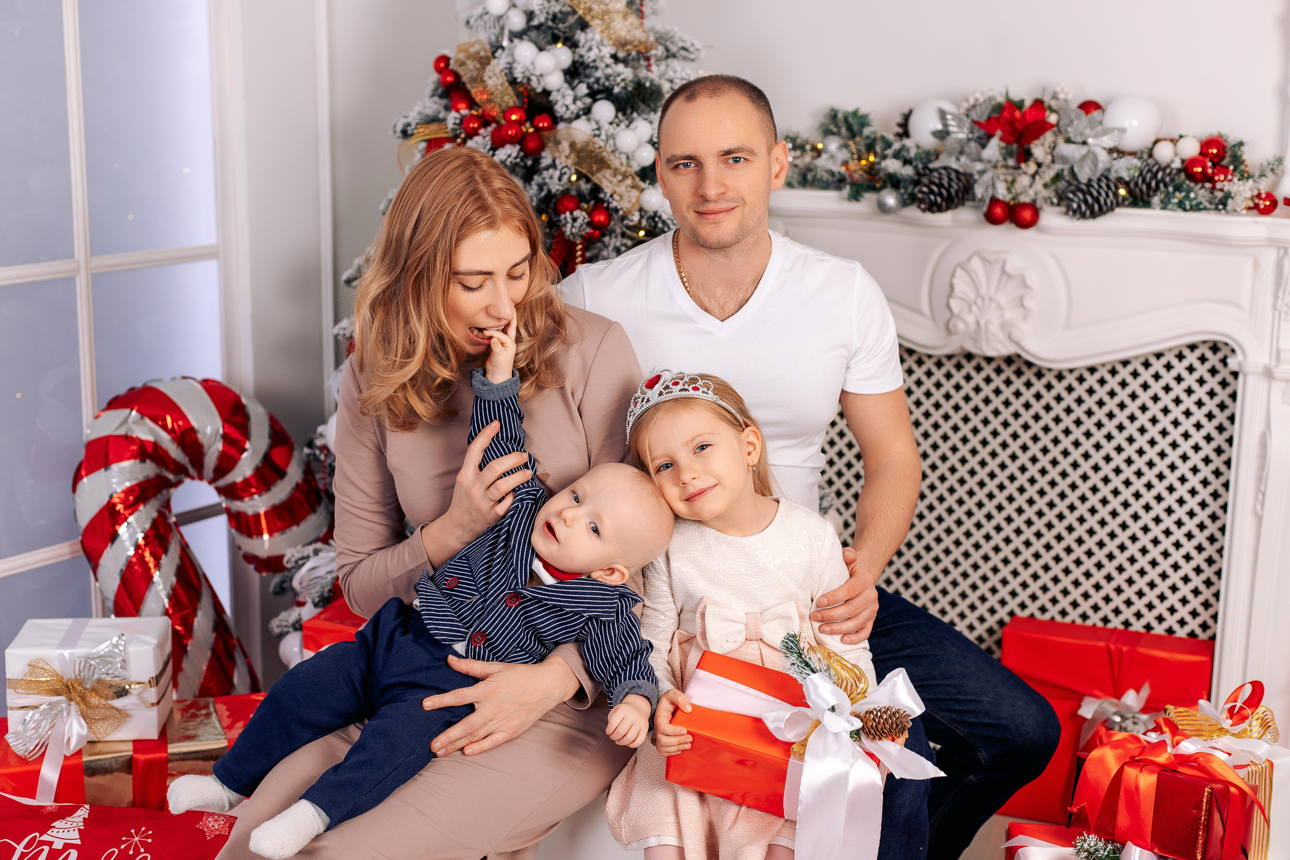 Детский новогодний фотодень в студии в Санкт-Петербурге. Фотограф в Санкт-Петербурге, Анна Скворцова