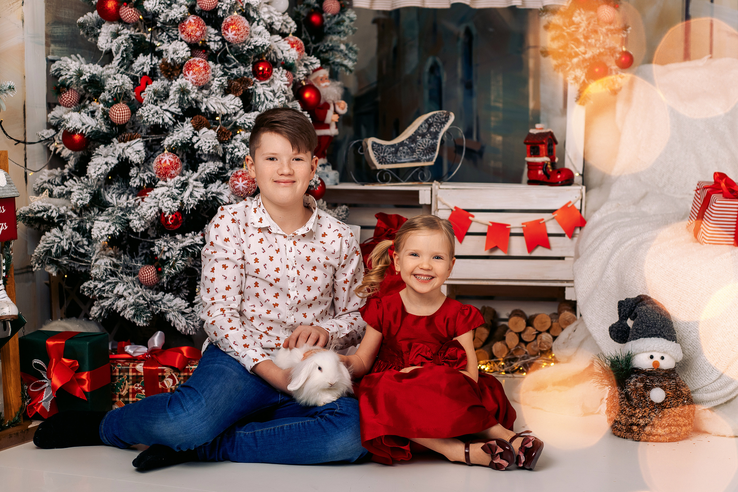 Детский новогодний фотодень в студии в Санкт-Петербурге. Фотограф в Санкт-Петербурге, Анна Скворцова