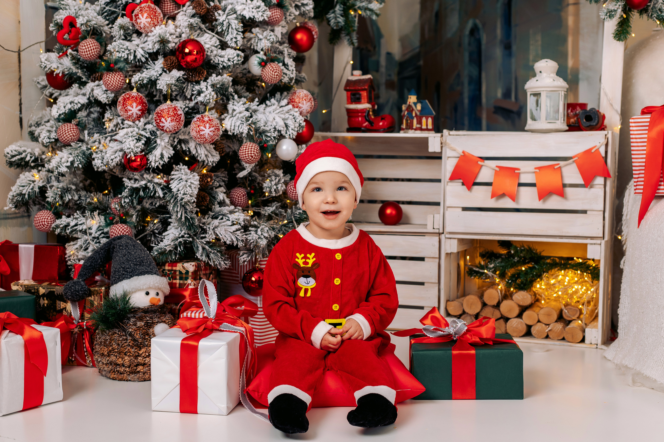 Детский новогодний фотодень в студии в Санкт-Петербурге. Фотограф в Санкт-Петербурге, Анна Скворцова