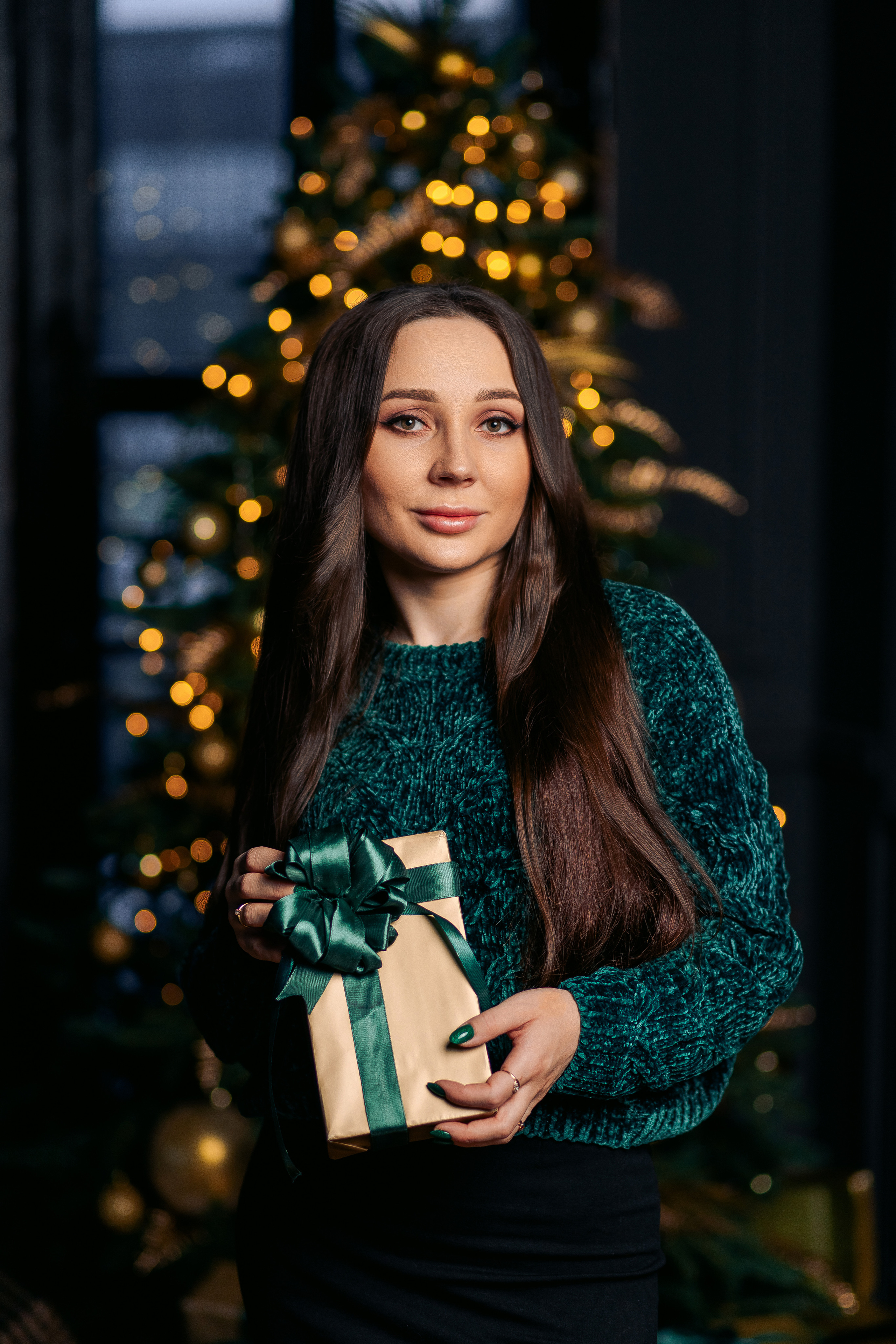 Новогодняя фотосессия для женщин в фотостудии. Фотограф в Санкт-Петербурге, Анна Скворцова