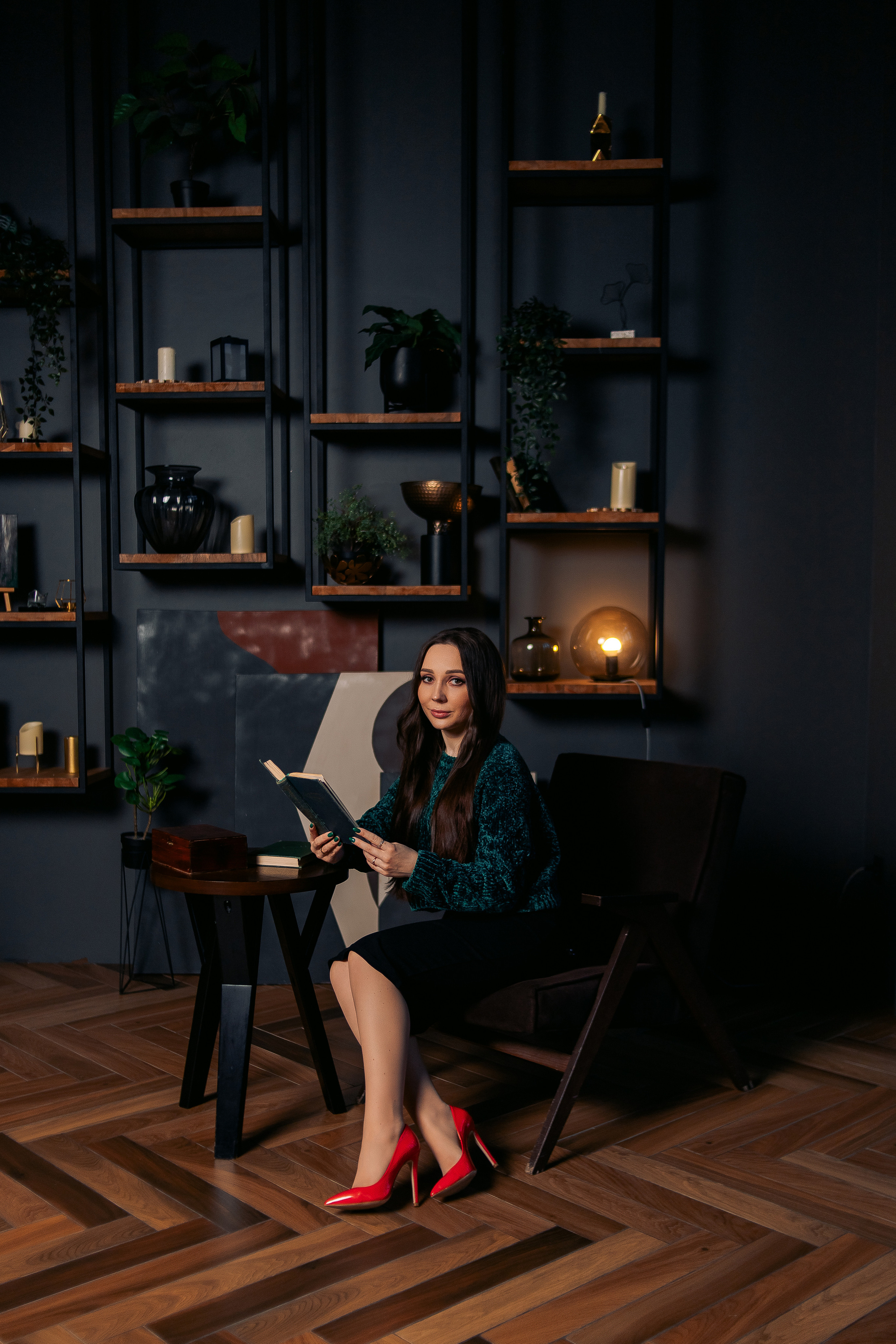 Новогодняя фотосессия для женщин в фотостудии. Фотограф в Санкт-Петербурге, Анна Скворцова