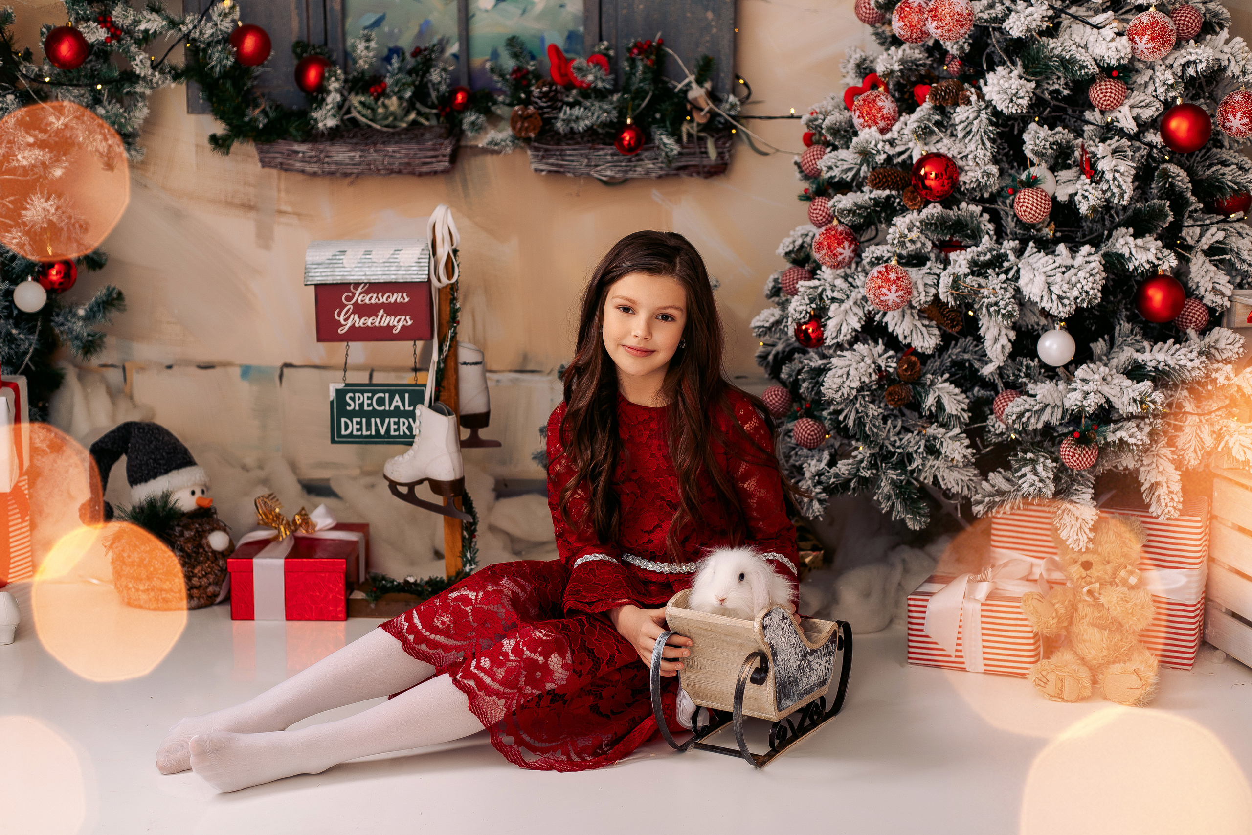 Детский новогодний фотодень в студии в Санкт-Петербурге. Фотограф в Санкт-Петербурге, Анна Скворцова