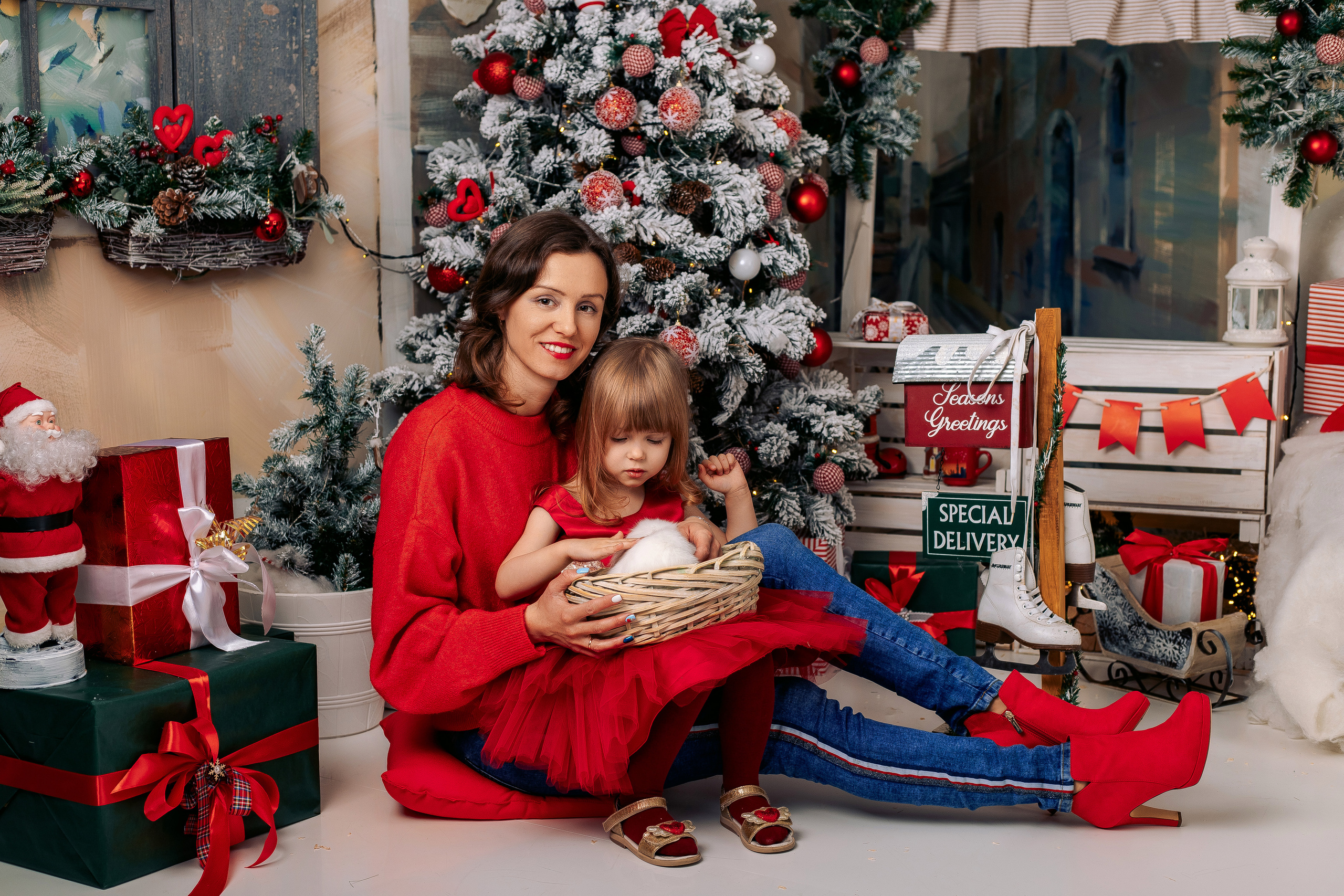 Детский новогодний фотодень в студии в Санкт-Петербурге. Фотограф в Санкт-Петербурге, Анна Скворцова
