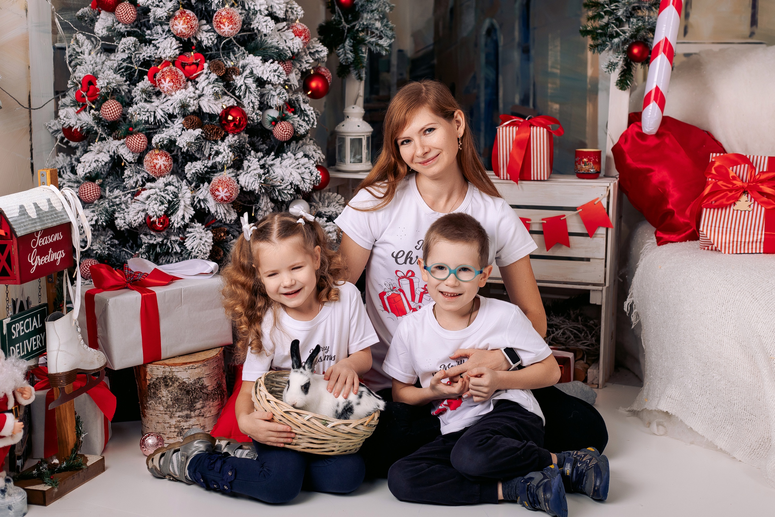 Детский новогодний фотодень в студии в Санкт-Петербурге. Фотограф в Санкт-Петербурге, Анна Скворцова