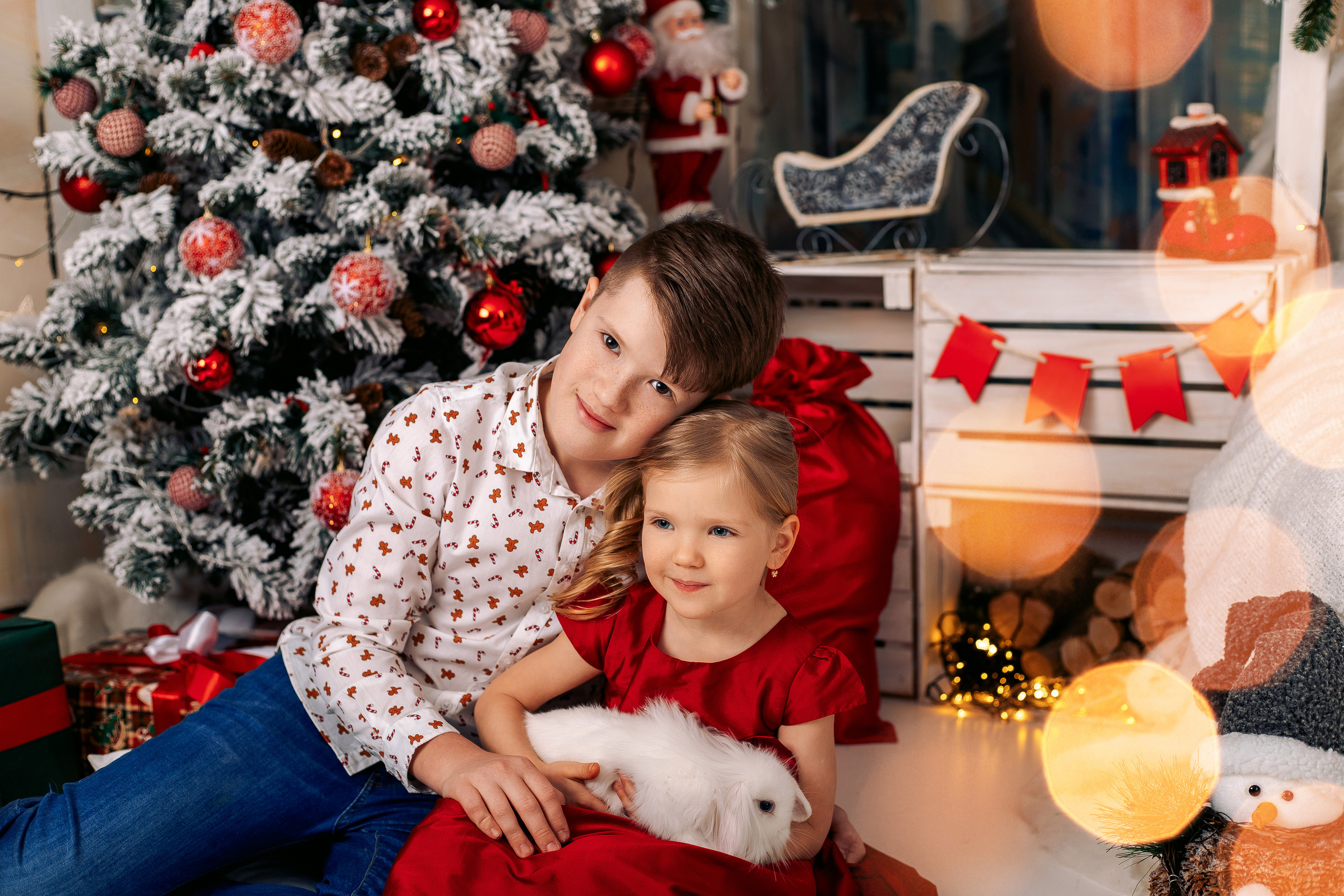 Детский новогодний фотодень в студии в Санкт-Петербурге. Фотограф в Санкт-Петербурге, Анна Скворцова