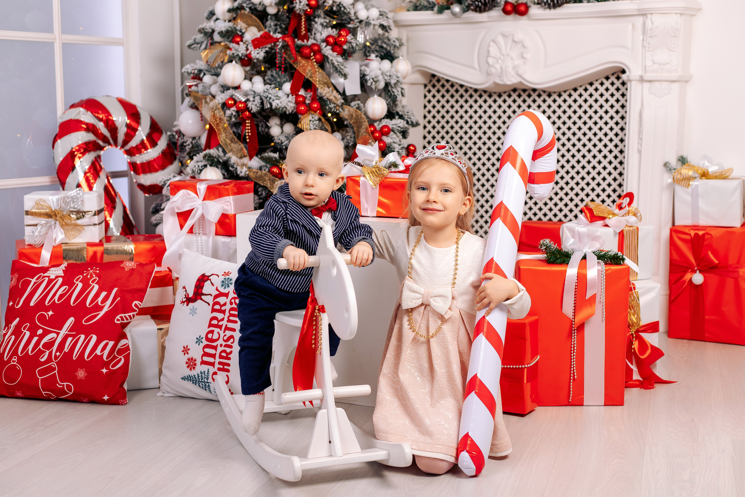 Детский новогодний фотодень в студии в Санкт-Петербурге. Фотограф в Санкт-Петербурге, Анна Скворцова