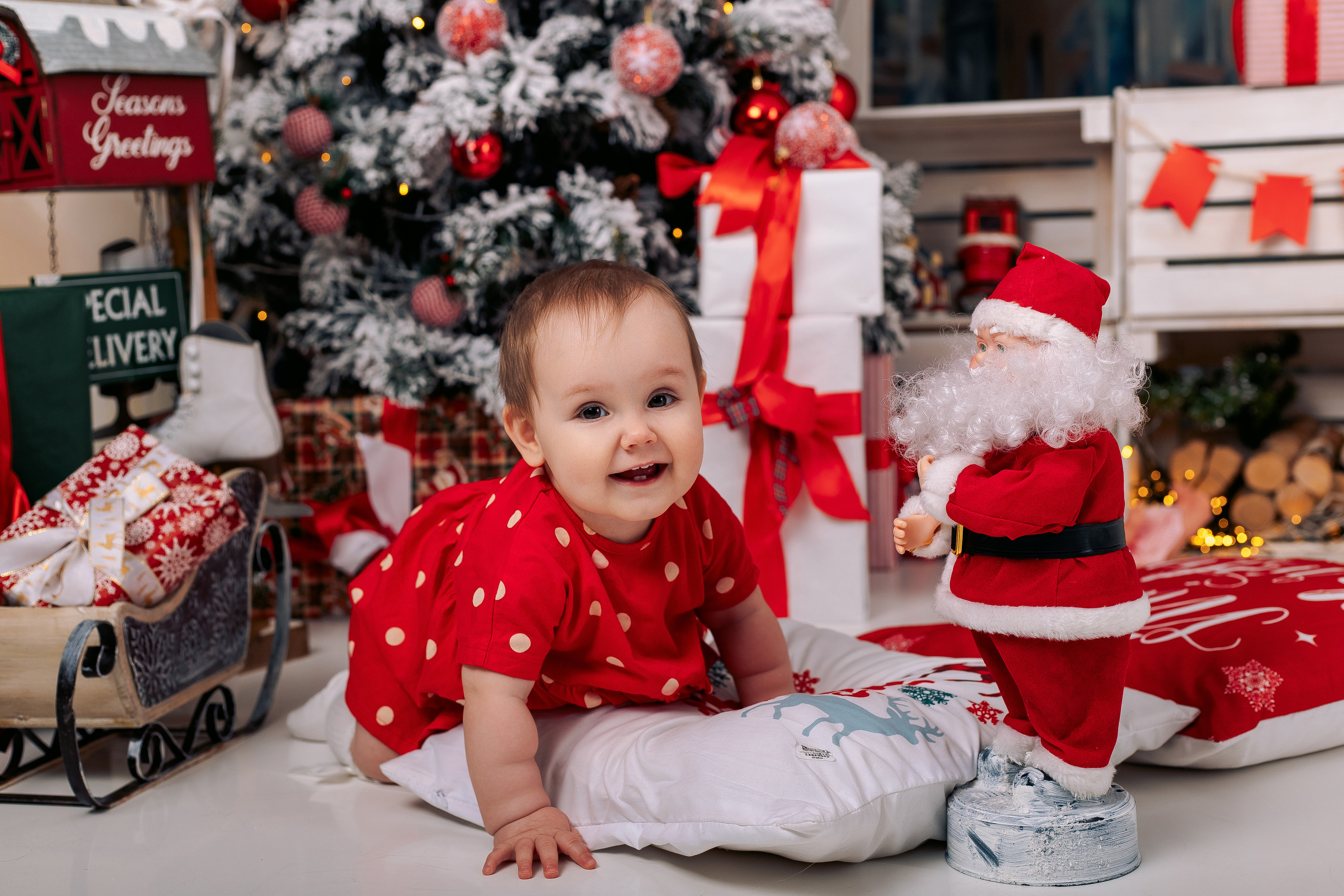 Детский новогодний фотодень в студии в Санкт-Петербурге. Фотограф в Санкт-Петербурге, Анна Скворцова