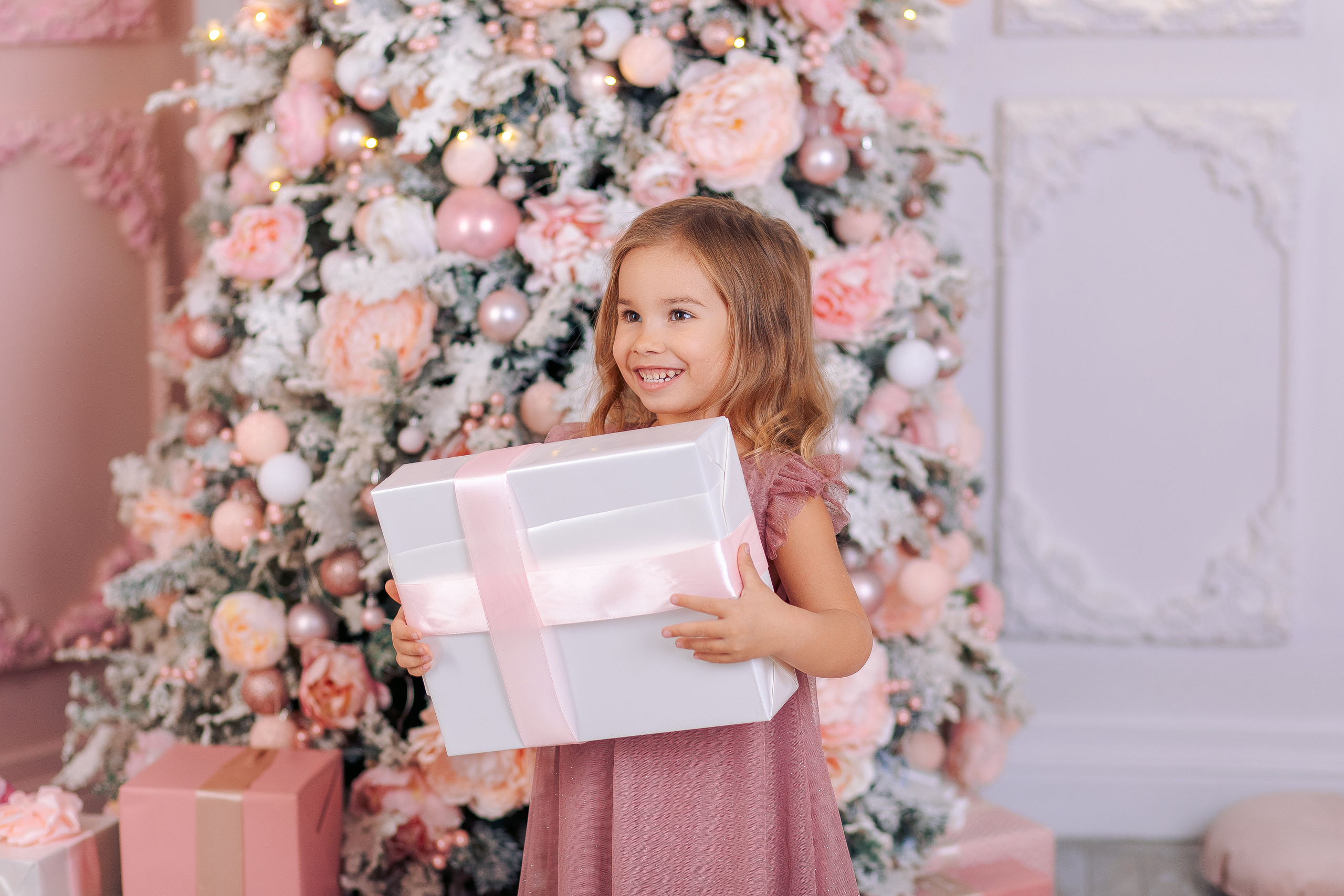 Детская новогодняя фотосессия в студии Leona. Фотограф в Санкт-Петербурге, Анна Скворцова