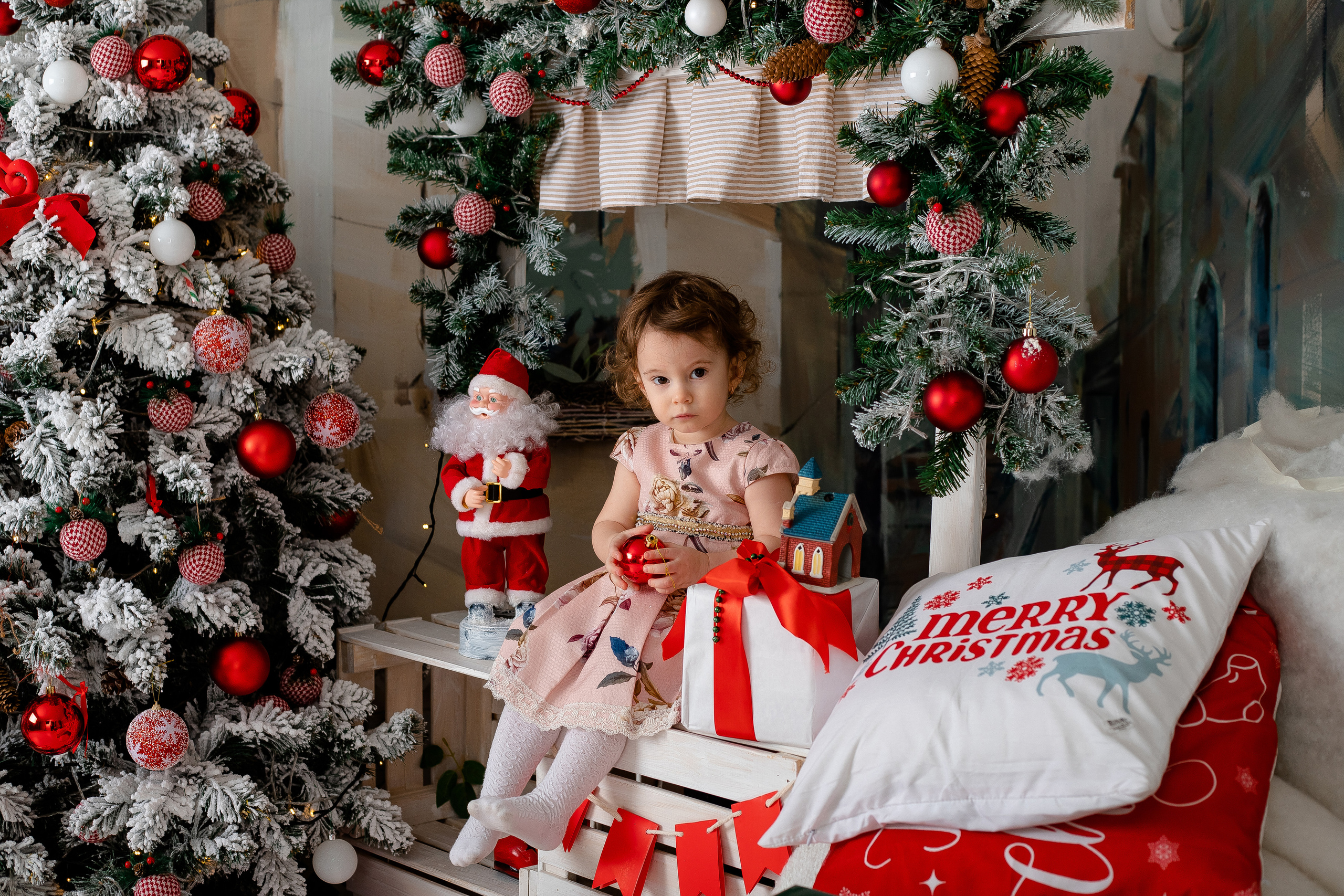 Детский новогодний фотодень в студии в Санкт-Петербурге. Фотограф в Санкт-Петербурге, Анна Скворцова