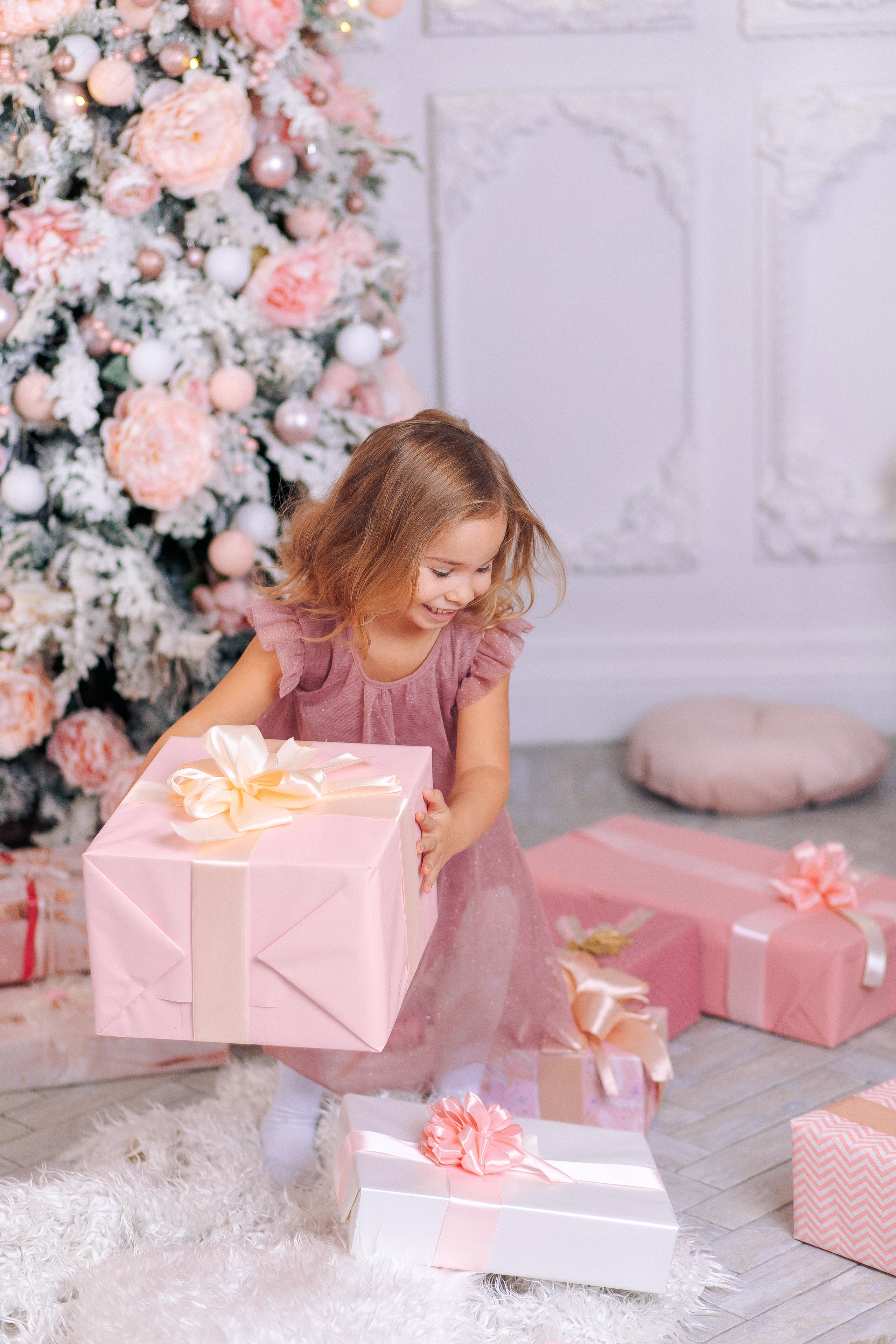 Детская новогодняя фотосессия в студии Leona. Фотограф в Санкт-Петербурге, Анна Скворцова