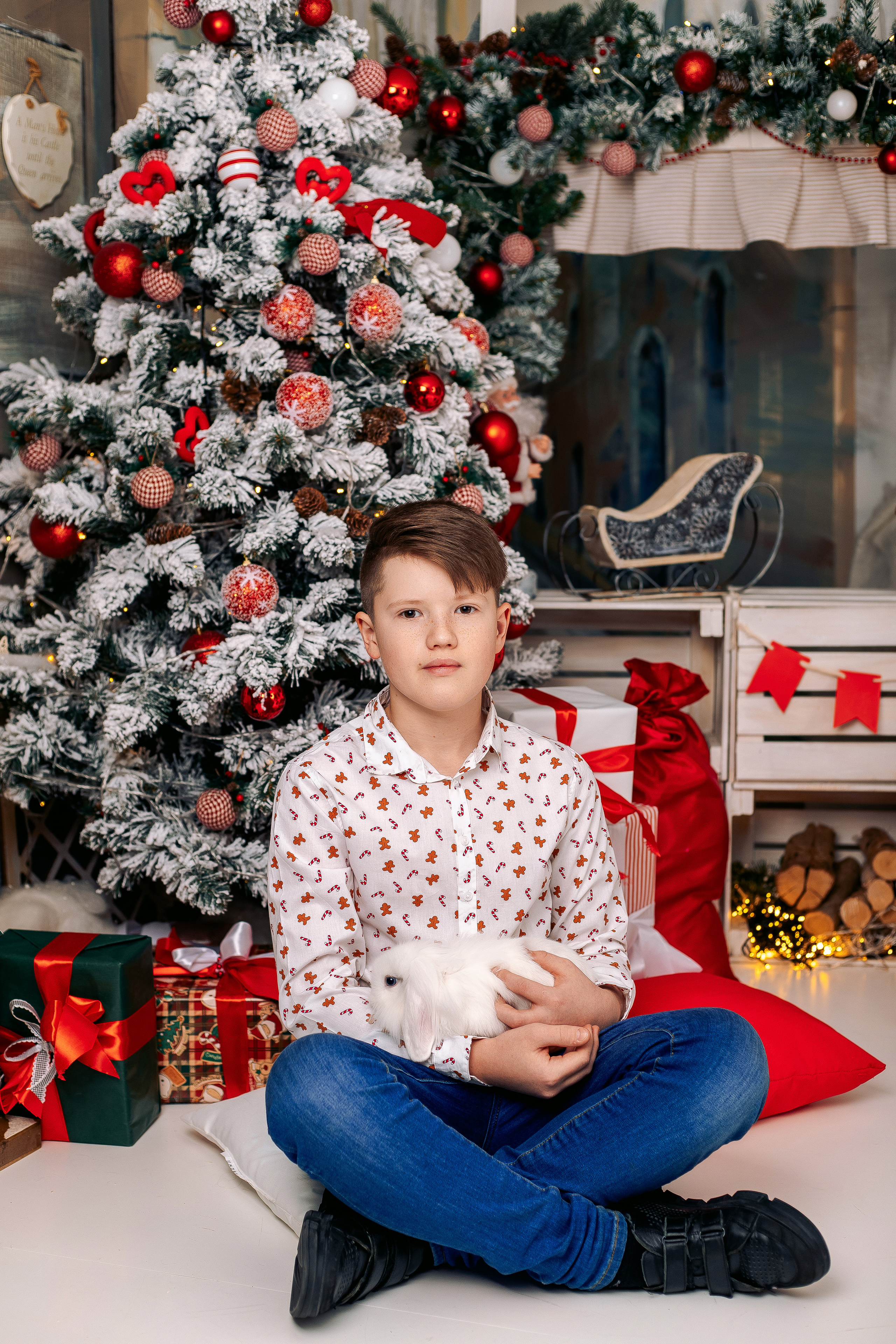 Детский новогодний фотодень в студии в Санкт-Петербурге. Фотограф в Санкт-Петербурге, Анна Скворцова