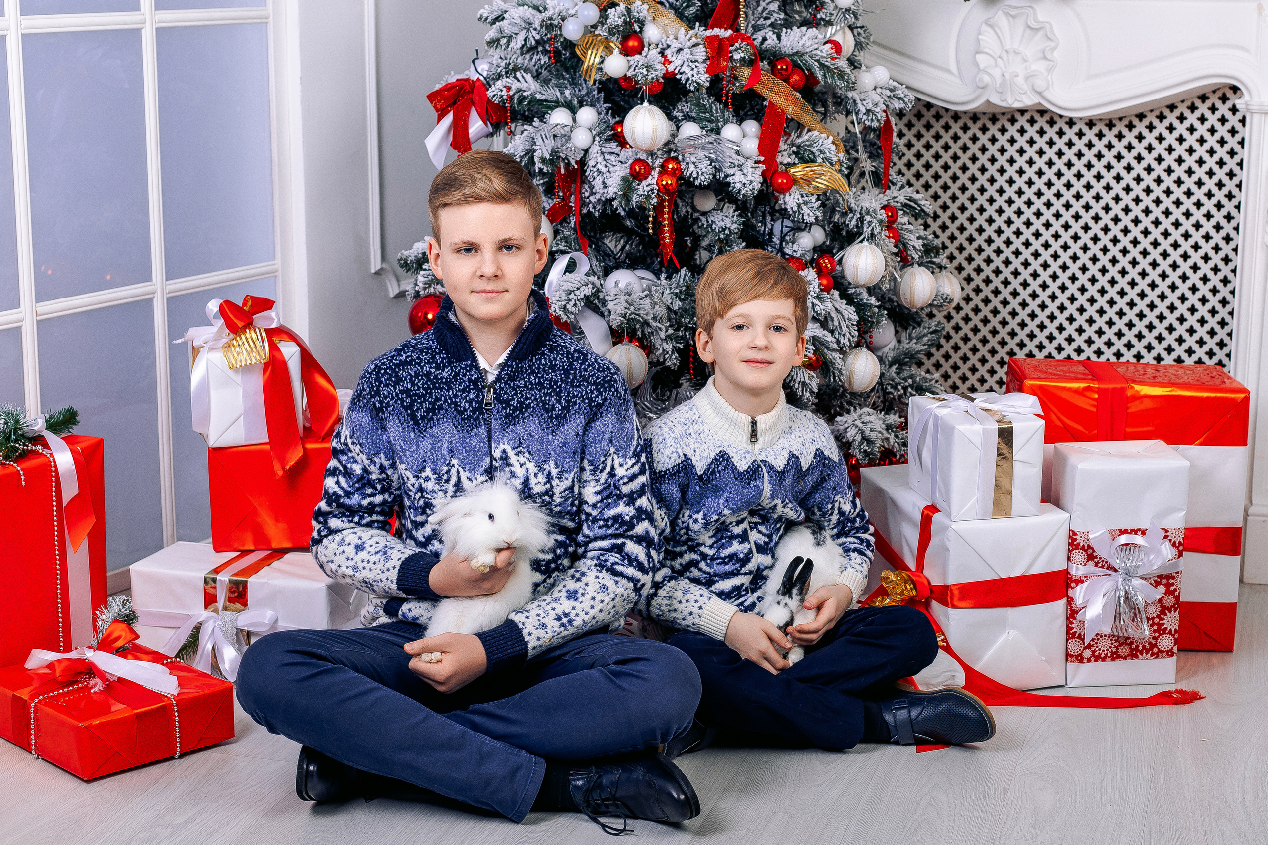 Детский новогодний фотодень в студии в Санкт-Петербурге. Фотограф в Санкт-Петербурге, Анна Скворцова