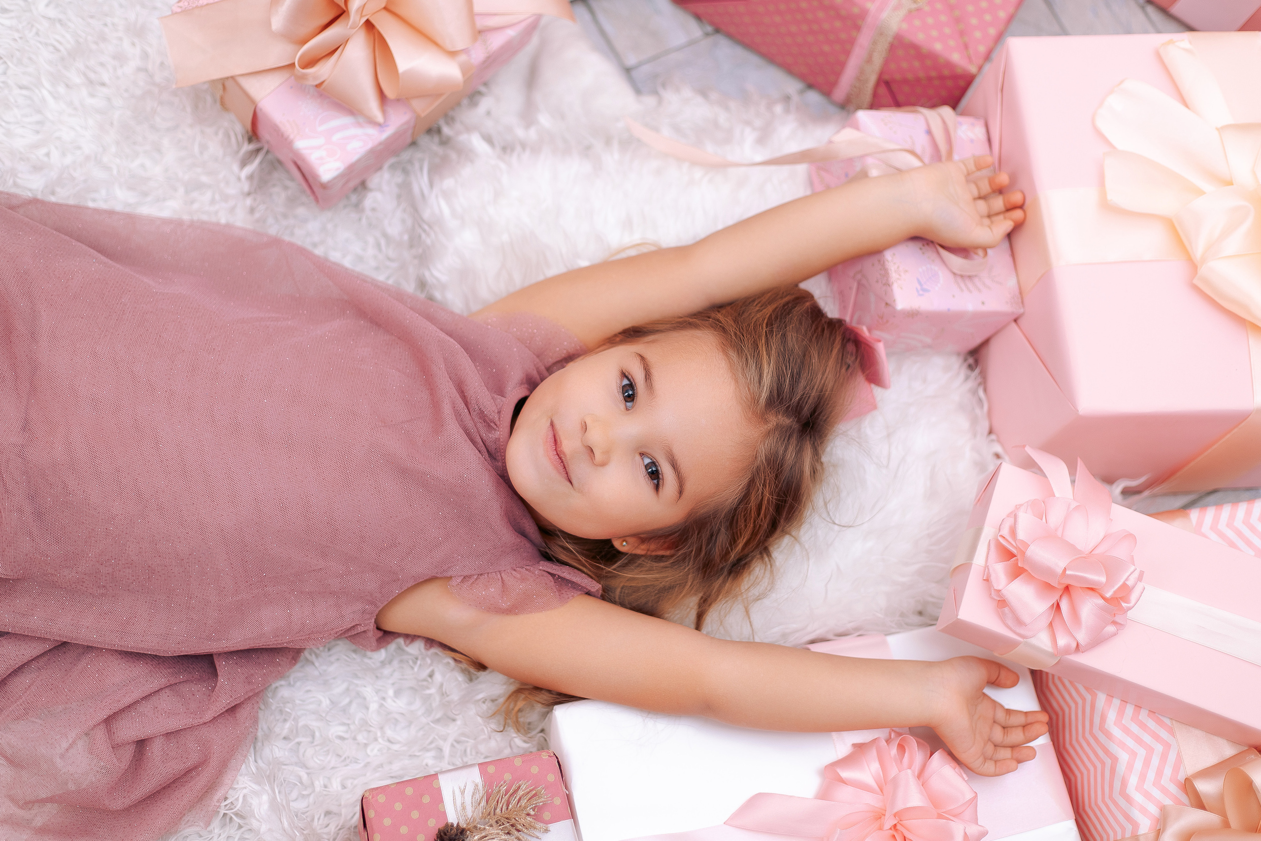 Детская новогодняя фотосессия в студии Leona. Фотограф в Санкт-Петербурге, Анна Скворцова