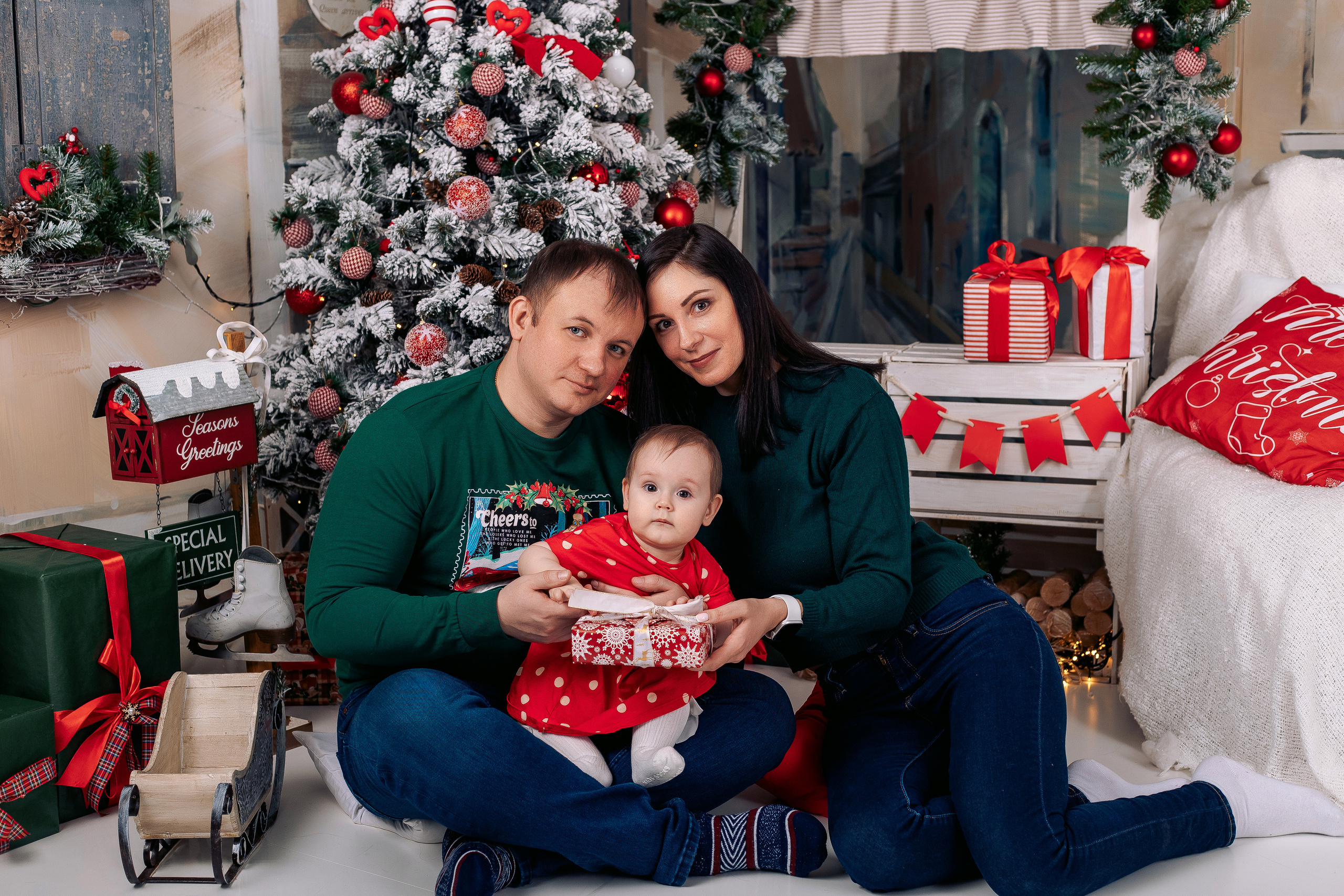 Детский новогодний фотодень в студии в Санкт-Петербурге. Фотограф в Санкт-Петербурге, Анна Скворцова