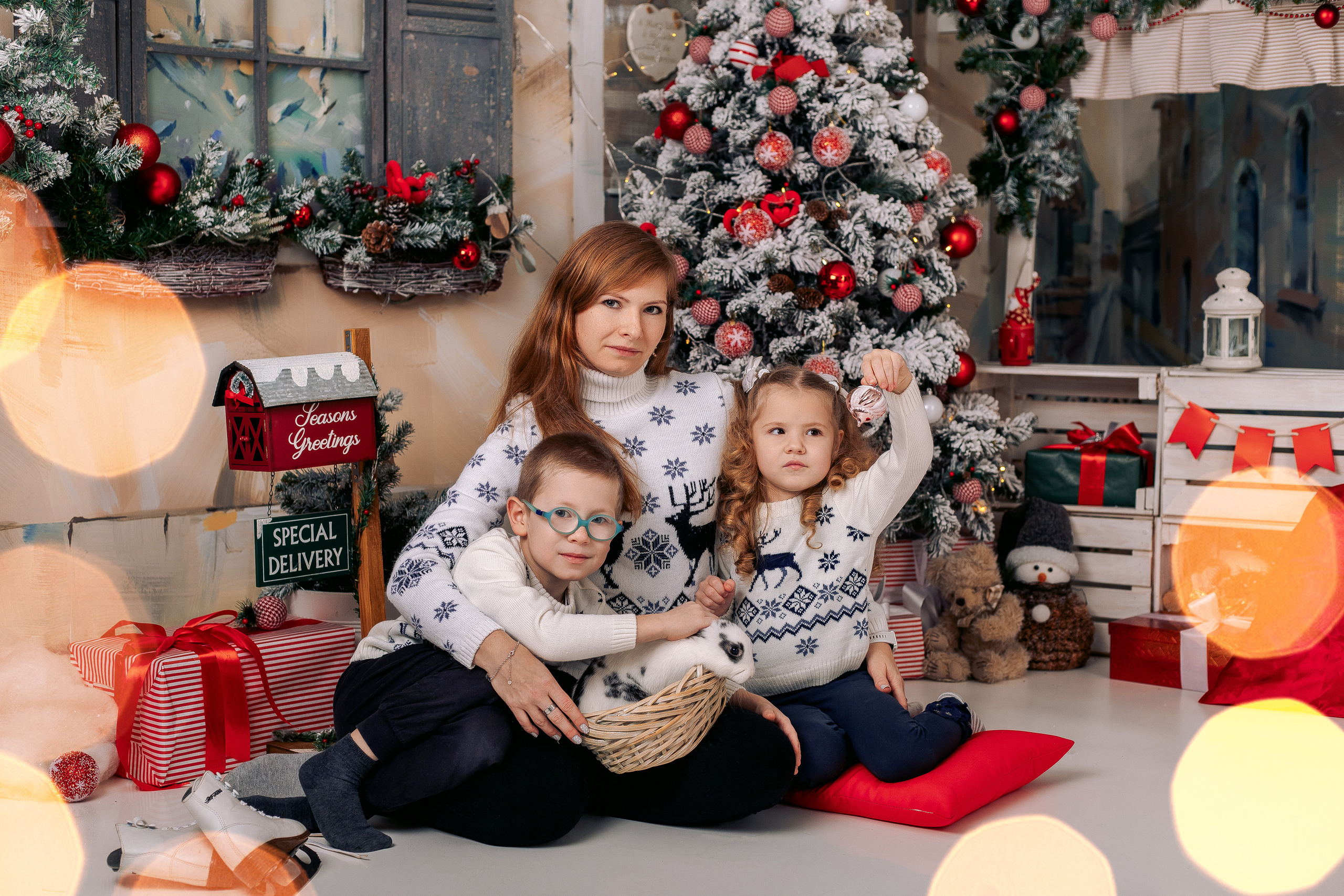 Детский новогодний фотодень в студии в Санкт-Петербурге. Фотограф в Санкт-Петербурге, Анна Скворцова